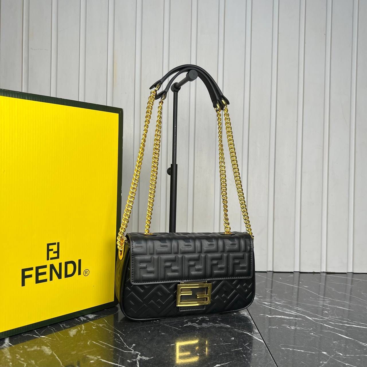 Fendi Baguette Small in Chains