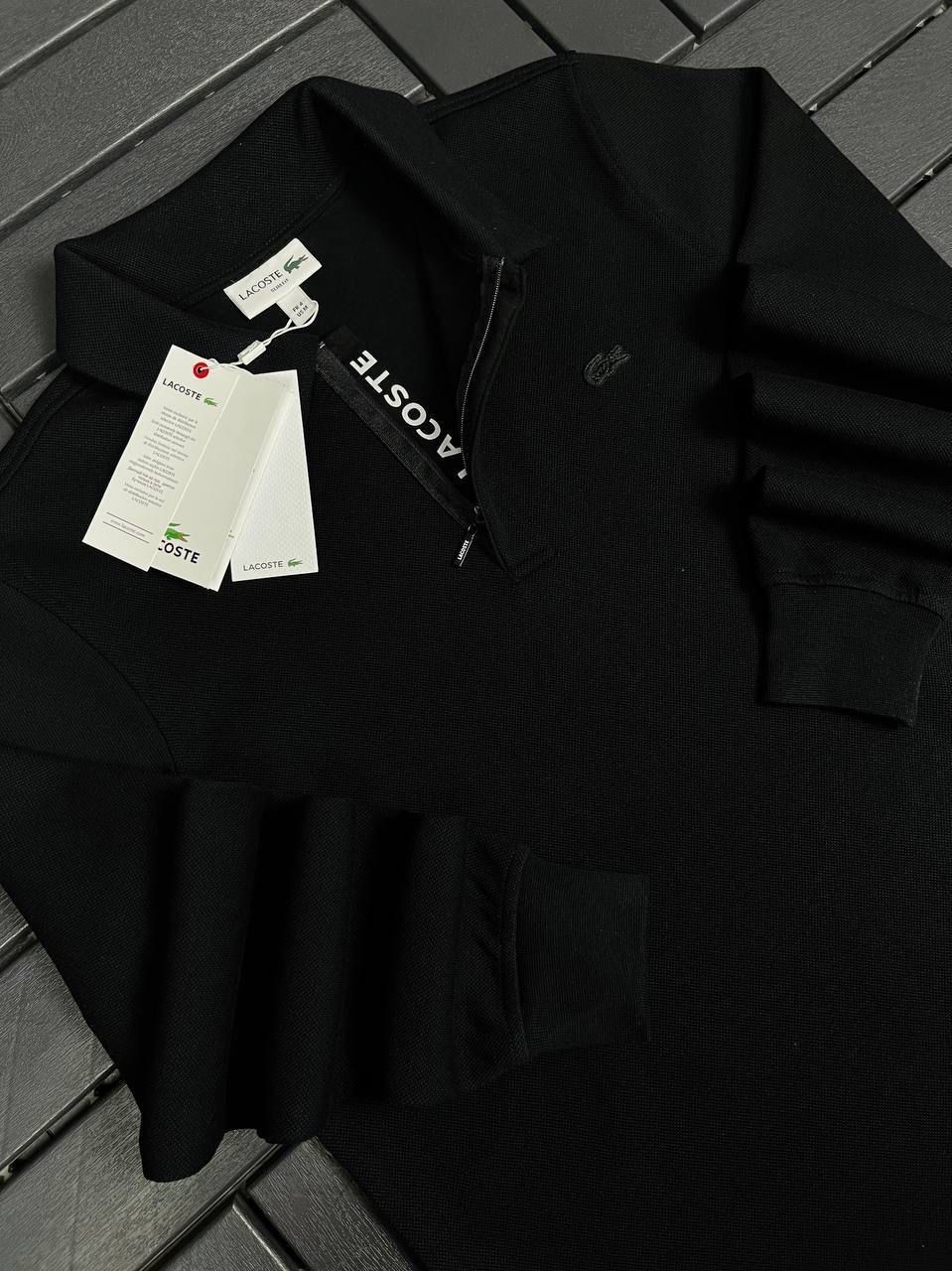 Lacoste Erkek Sweatshirt Siyah