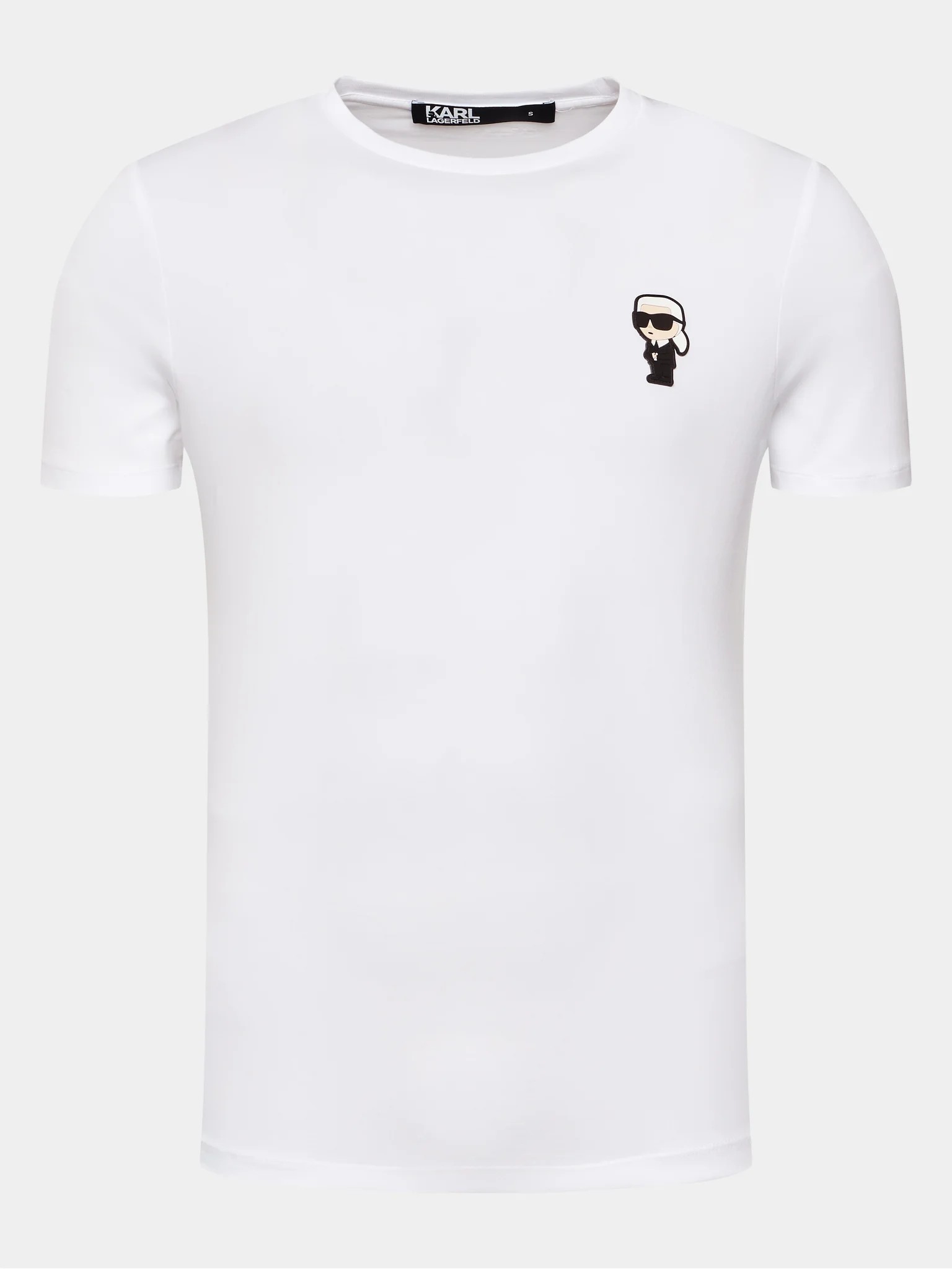 Karl Beyaz Kadın T-shirt