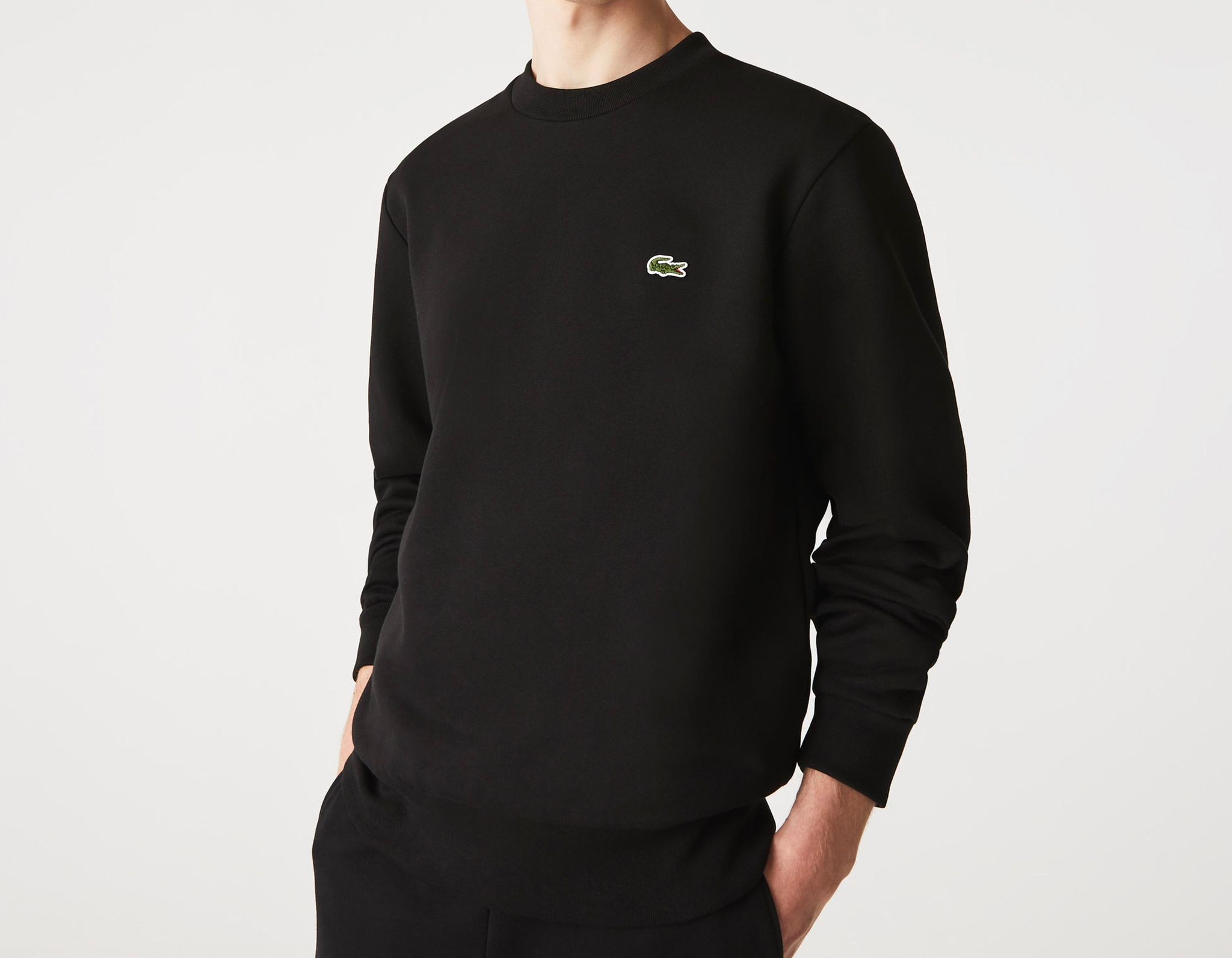 Lacoste Siyah Erkek Sweatshirt