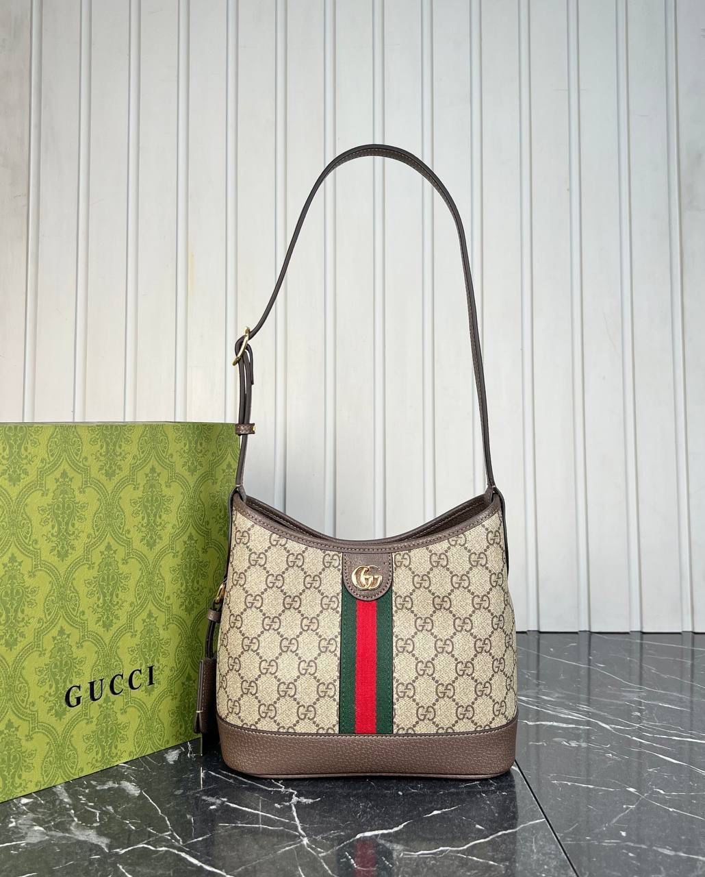 GUCCİ OPHİDİA GG MEDİUM SHOULDER BAG İTHAL