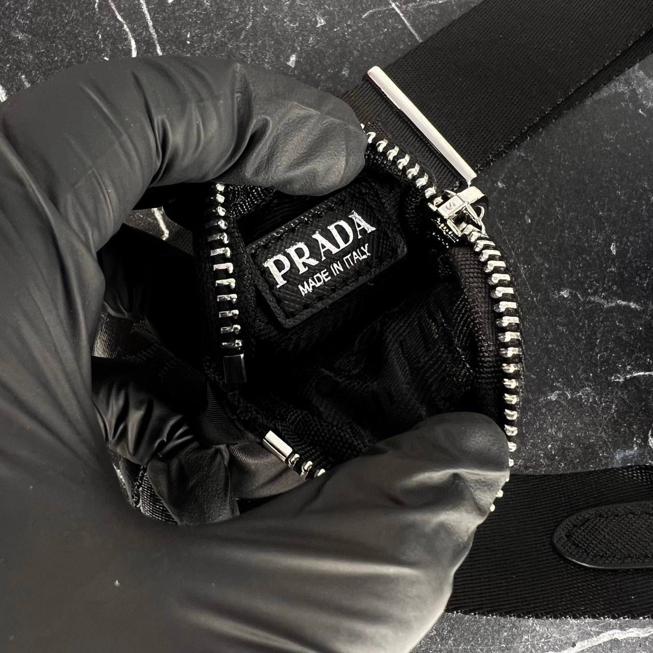 Prada Re-Nylon & Saffiano Crossbody Bag