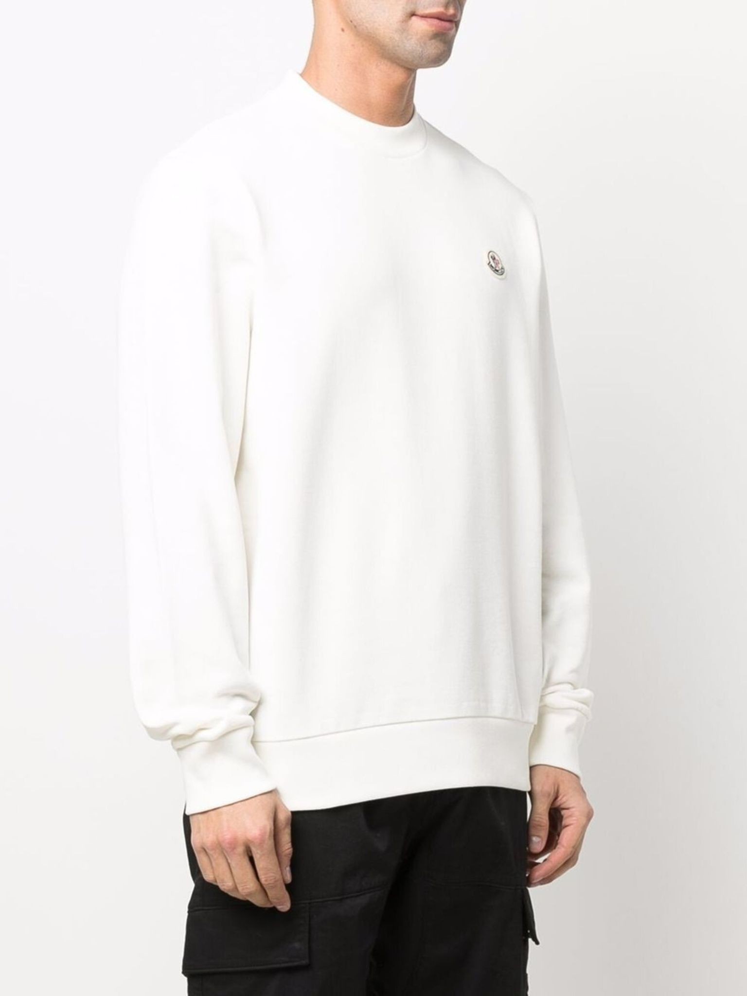 Moncler Erkek Sweatshirt Beyaz