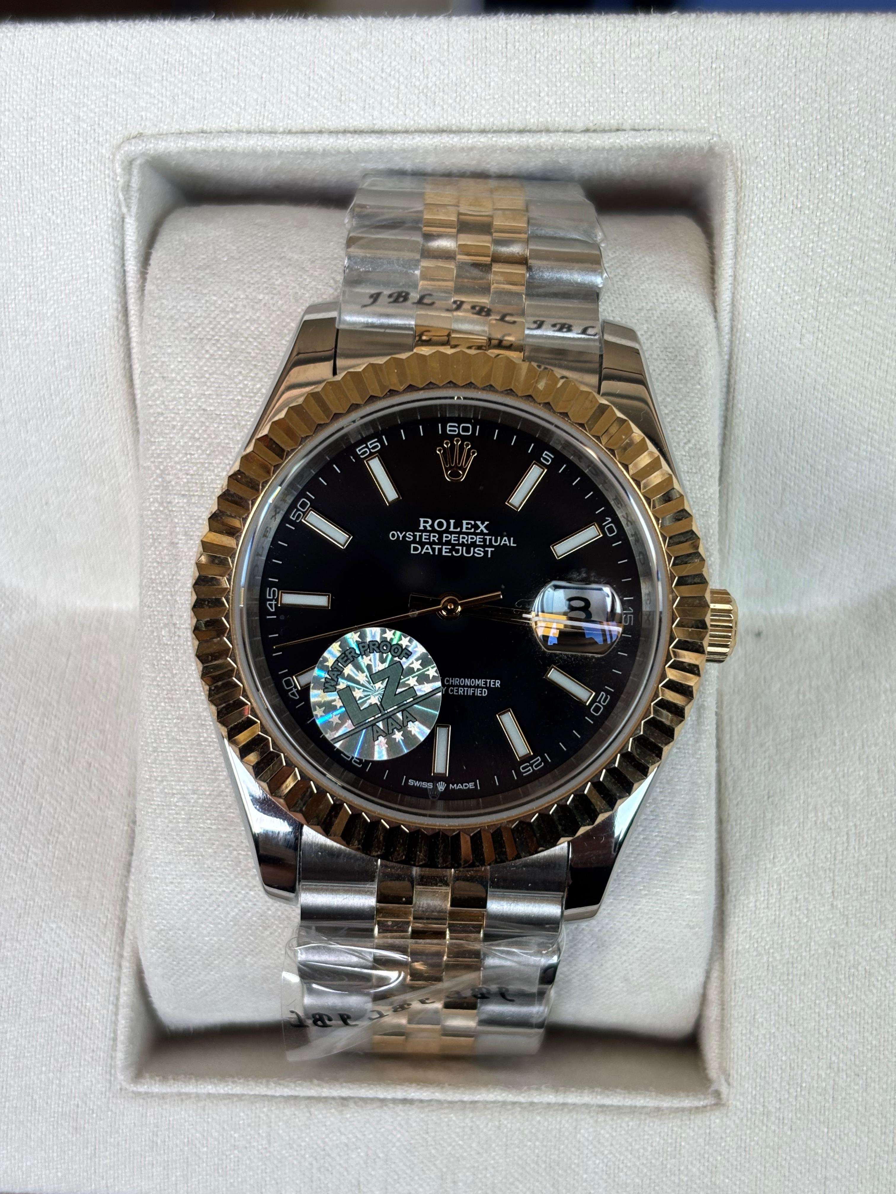 Rolex Oyster Perpetual Datejust Erkek Gold Silver Saat