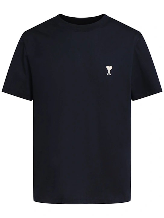 Ami Gri Logo Siyah Kadın T-shirt