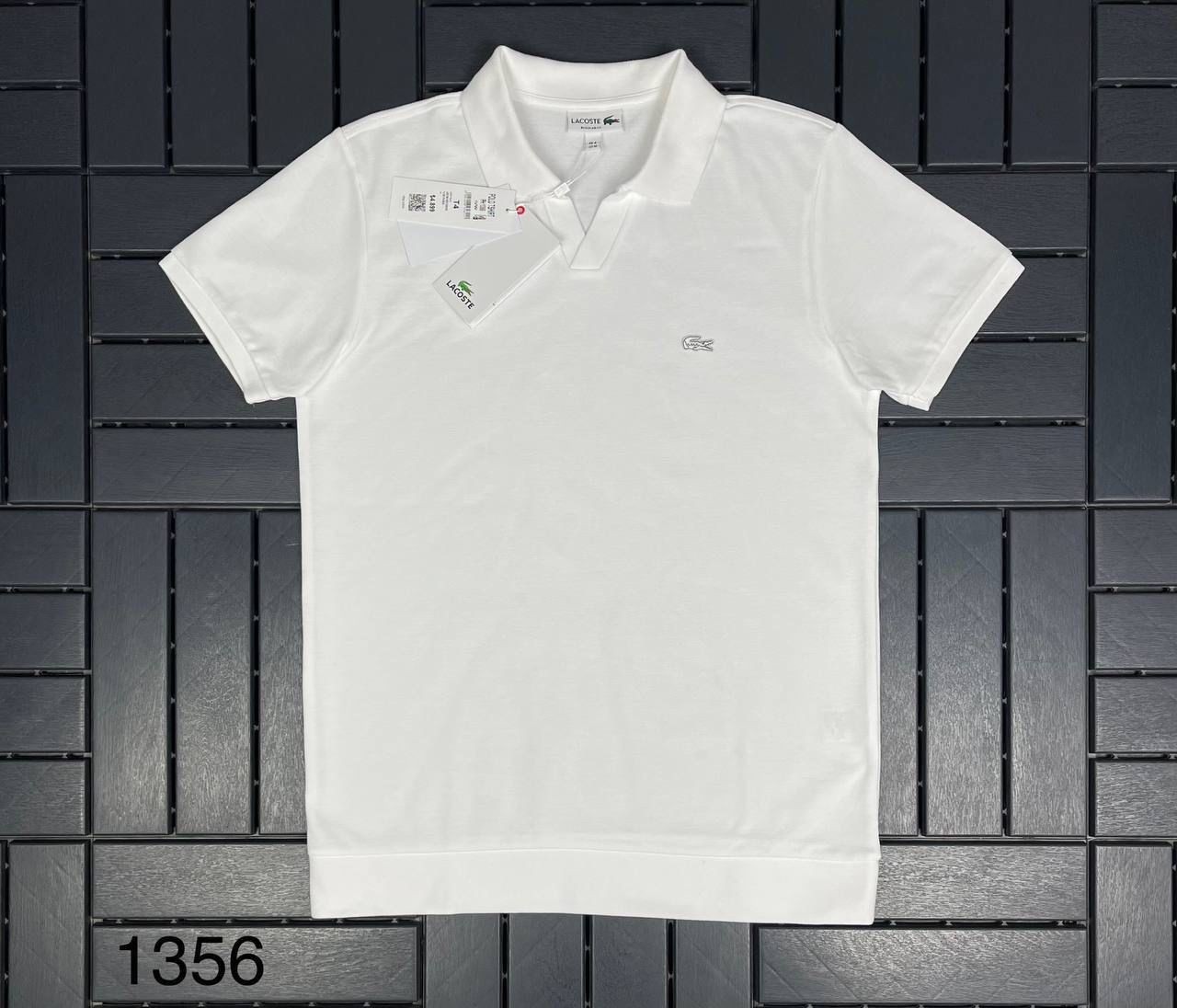 LACOSTE Polo Yaka Beyaz Erkek T-Shirt 1356