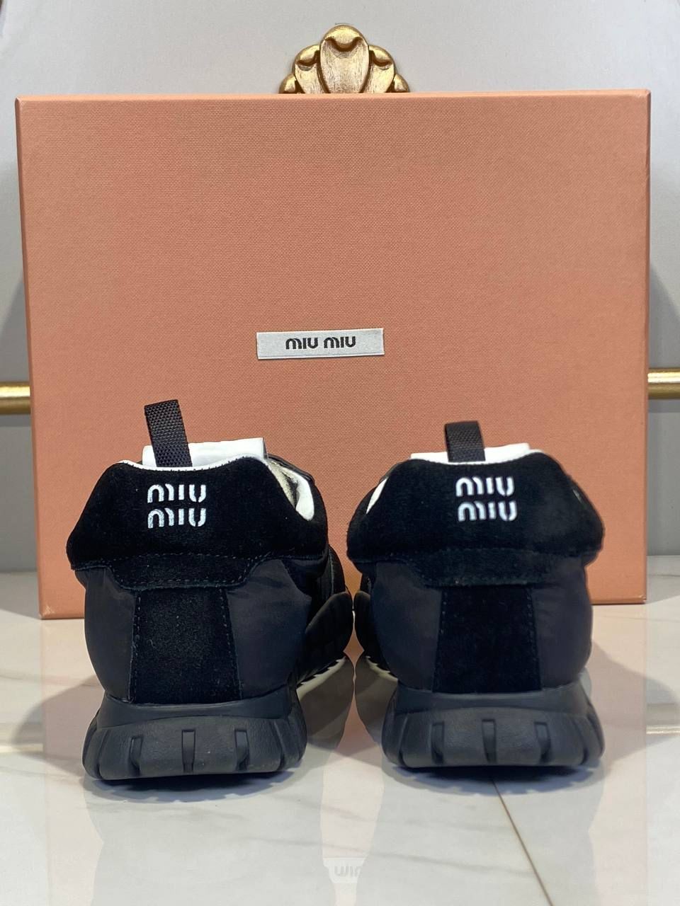 Miu Miu Siyah Kadın Spor Ayakkabı