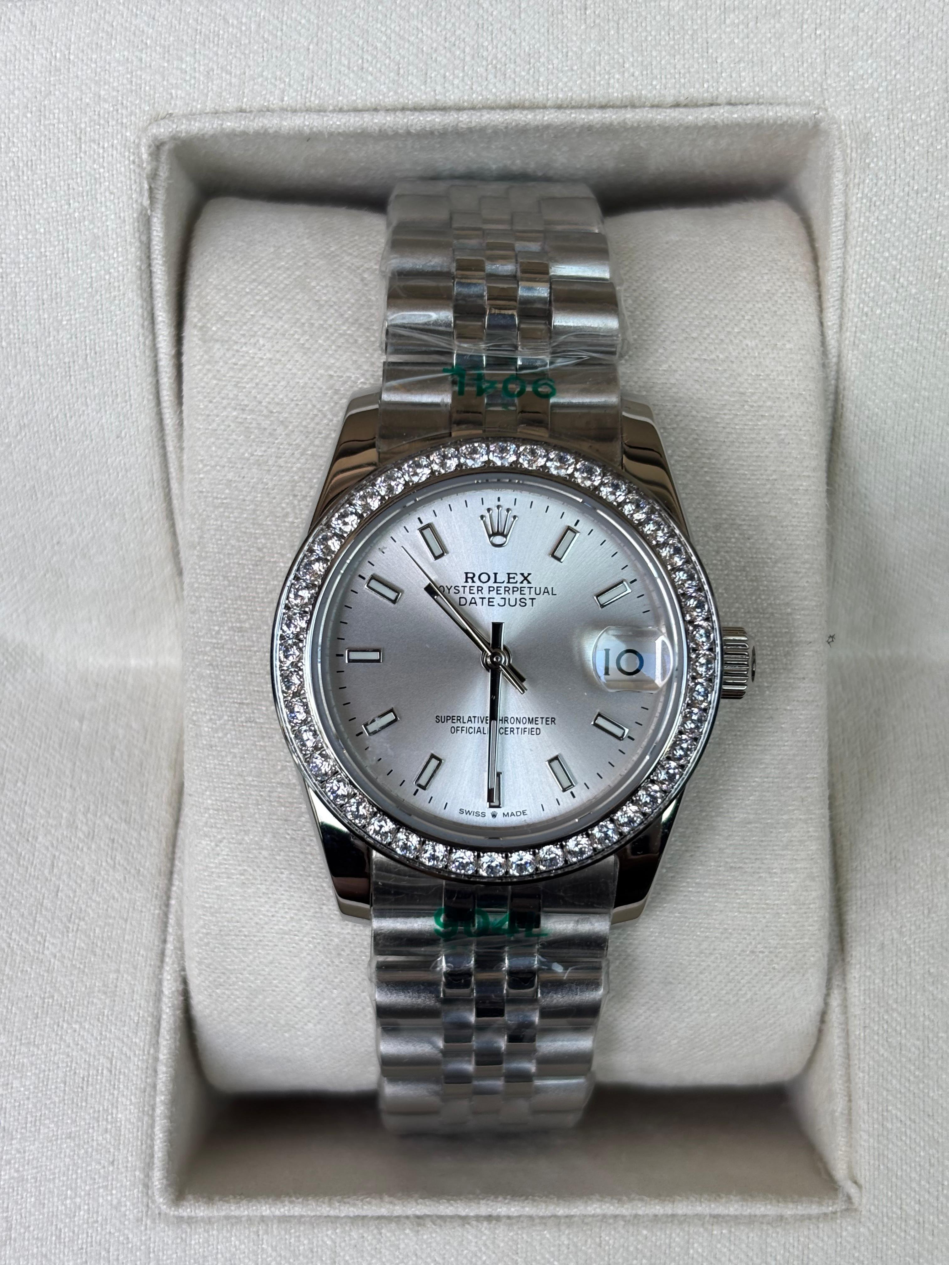 Rolex Oyster Perpetual Datejust Kadın Silver Saat