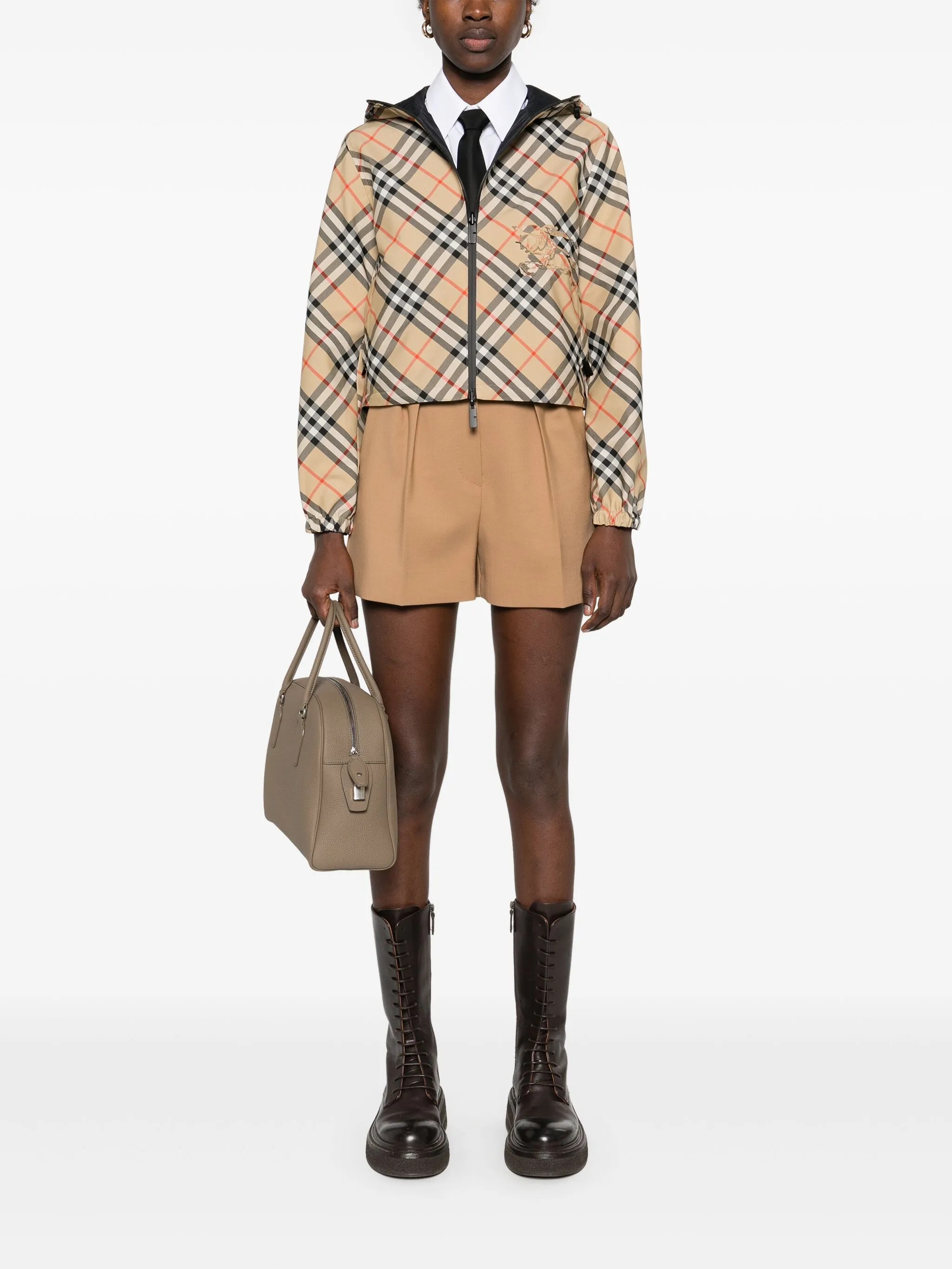 Burberry Kadın Çift Taraflı Mevsimlik Mont