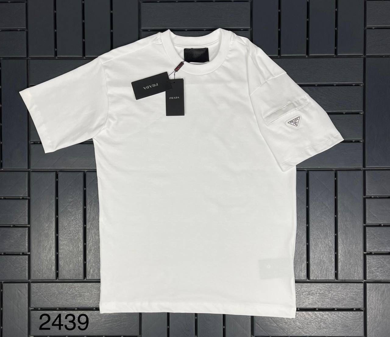 PRADA Beyaz Erkek T-Shirt 2439