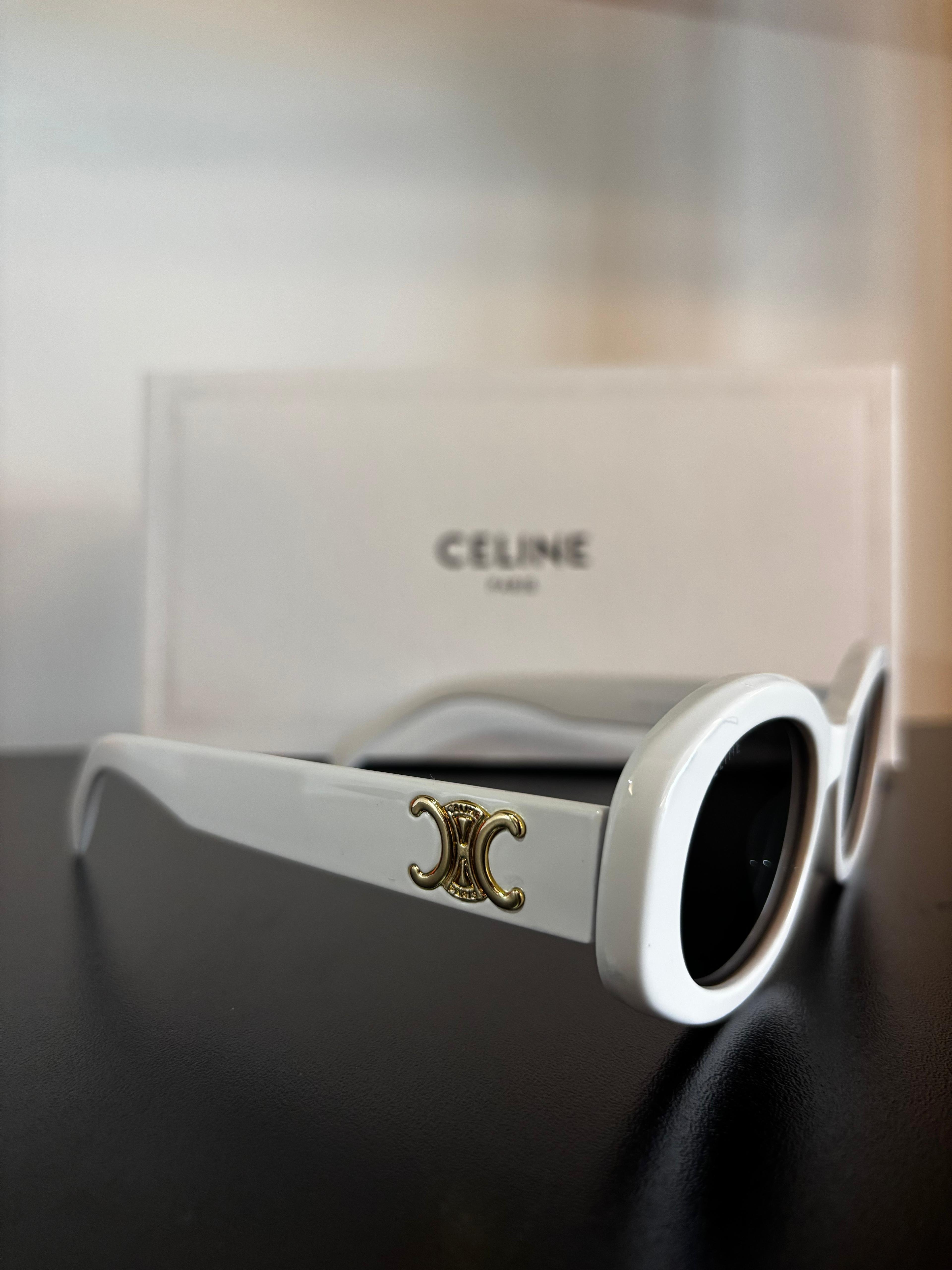 Celine Kadın Beyaz Güneş Gözlüğü