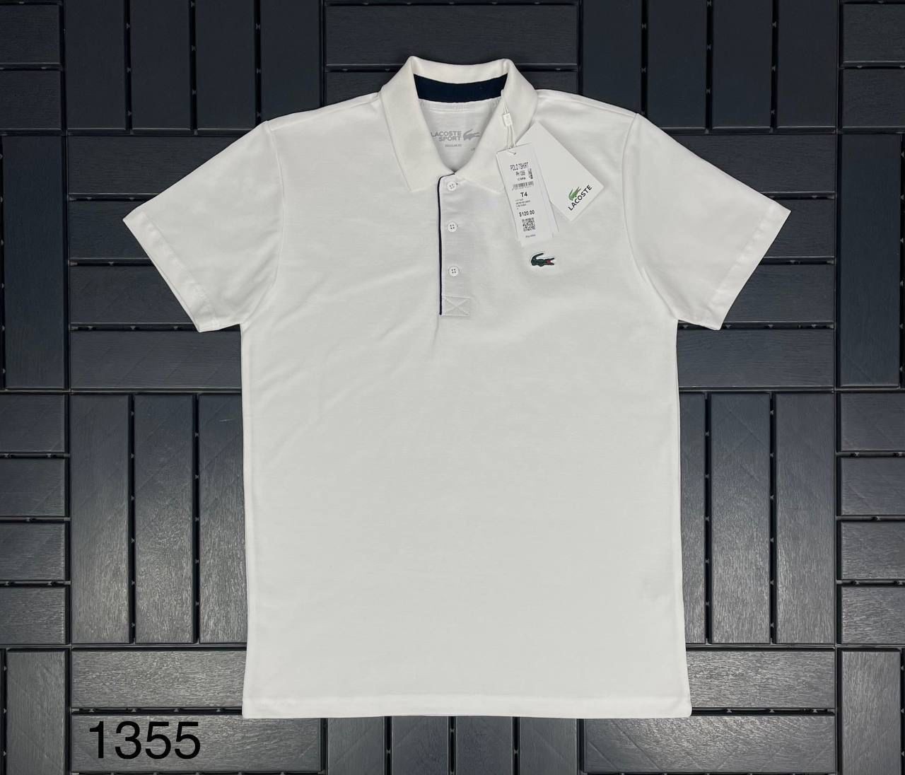 LACOSTE Polo Yaka Beyaz Erkek T-Shirt 1355