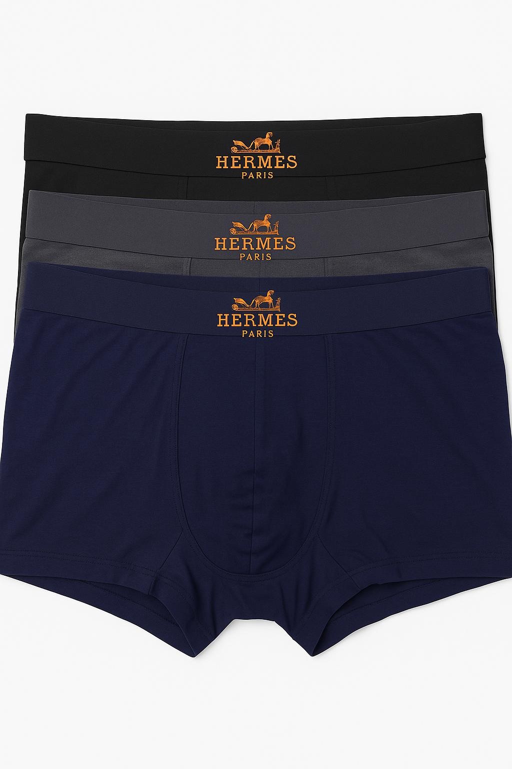 Hermes 3'lü Erkek Boxer