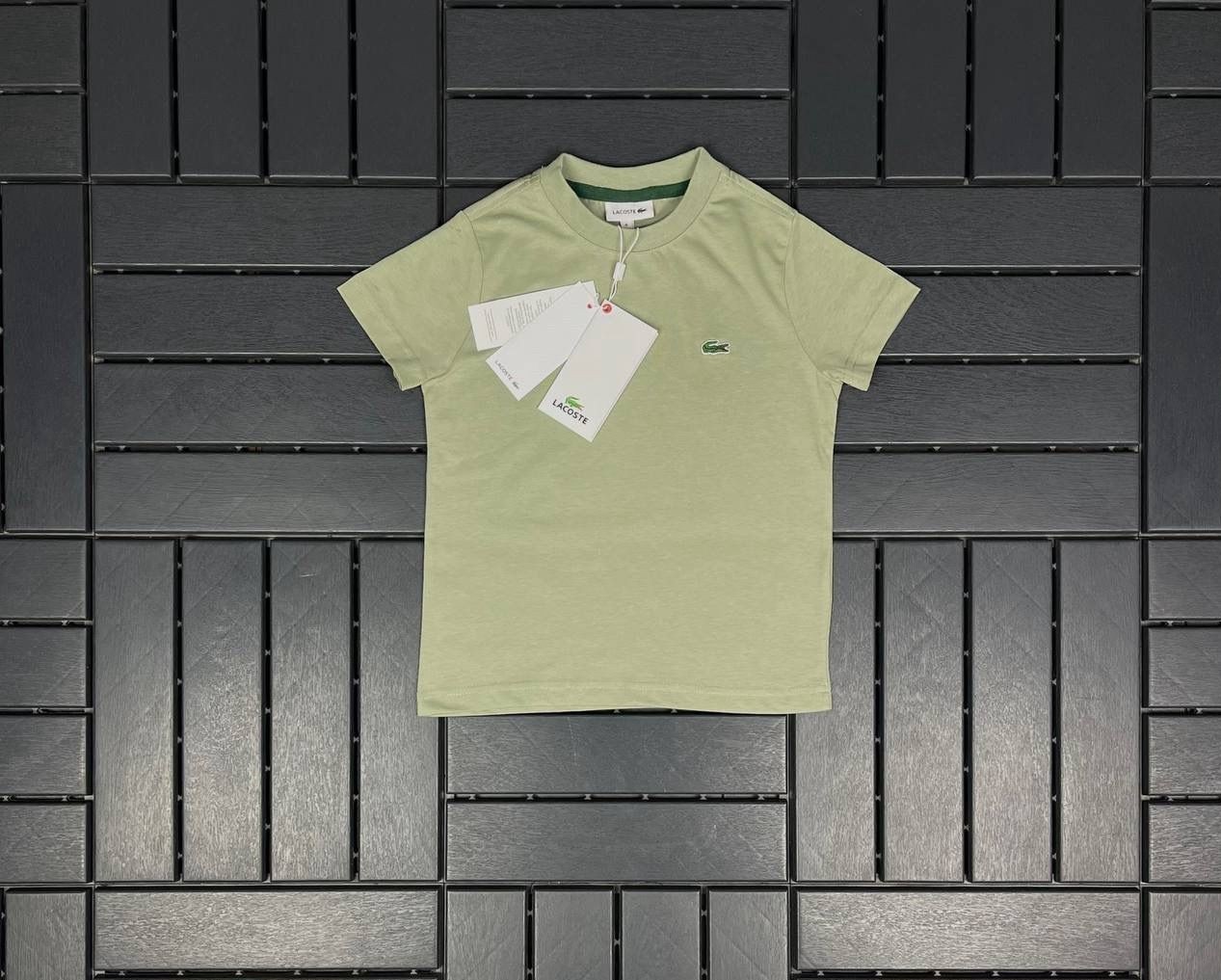 LACOSTE Logo Detaylı Çağla Renk Çocuk T-Shirt 81001