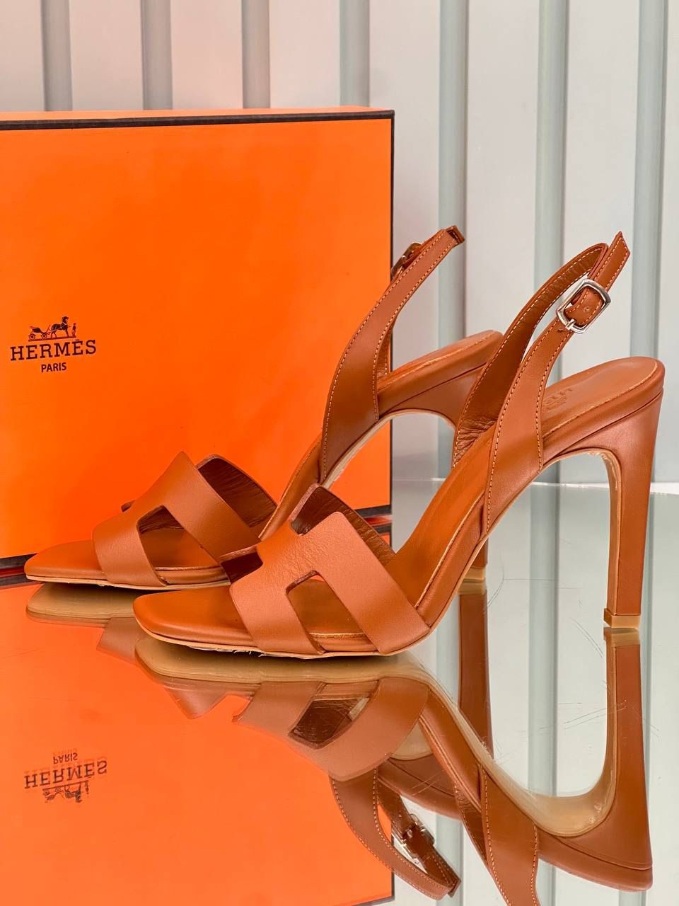 Hermes Oran Pumps  Kahve