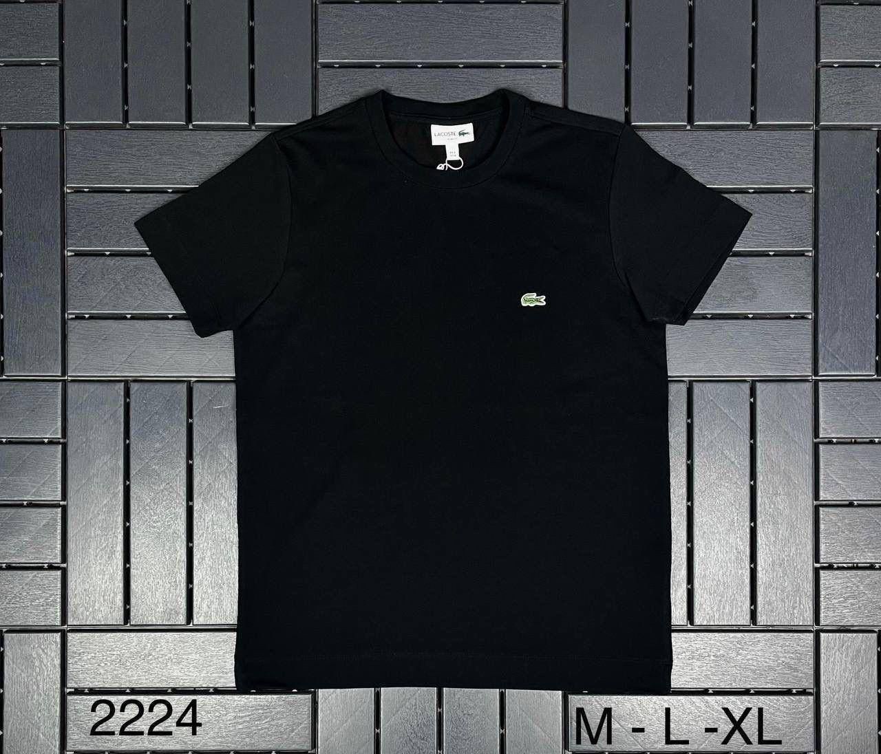 LACOSTE Logo Detaylı Siyah Erkek T-Shirt 2224