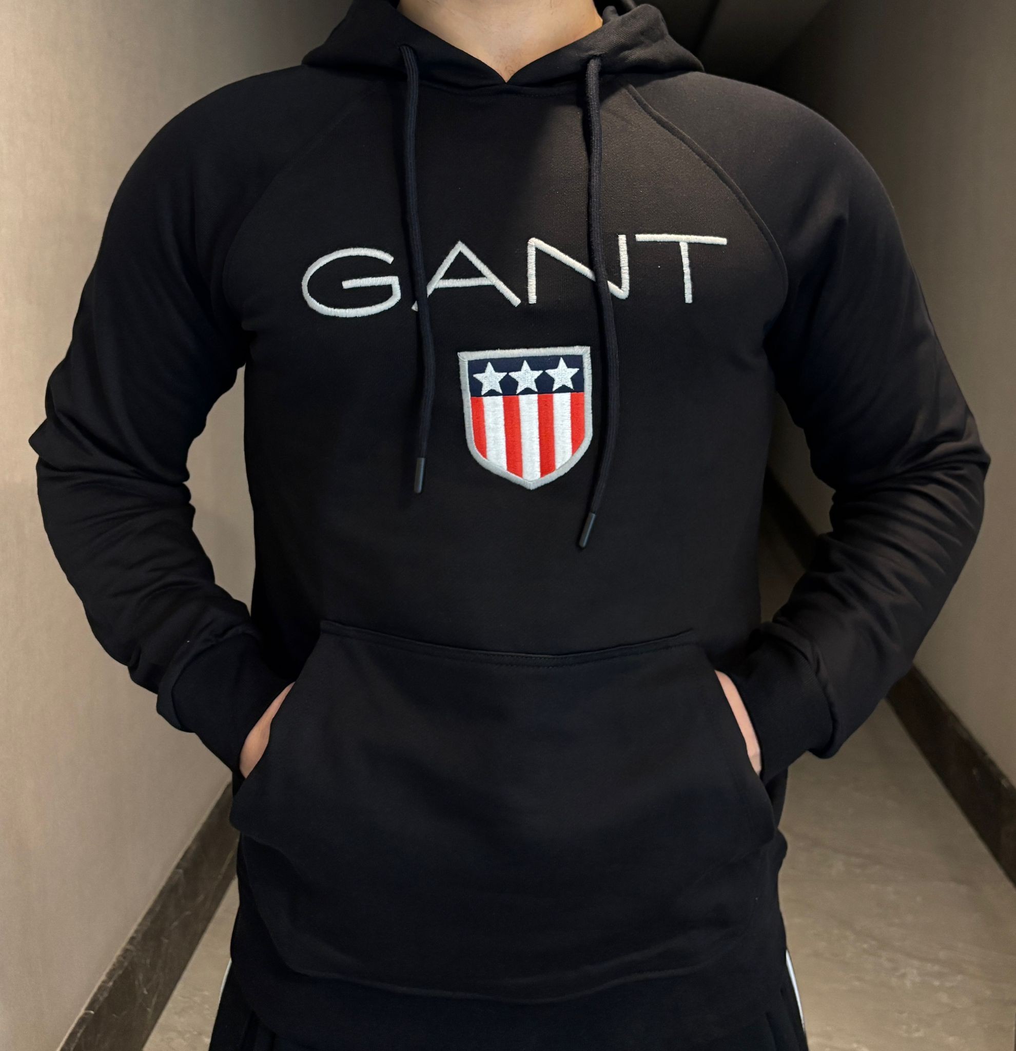 Gant Erkek Sweatshirt Siyah