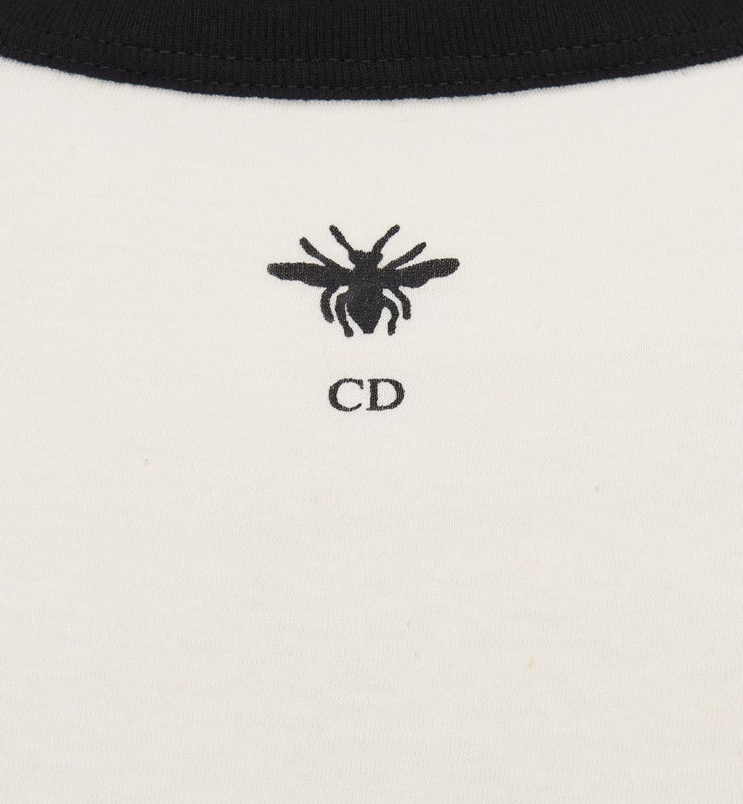 Dior Baskılı Kadın Beyaz T-shirt