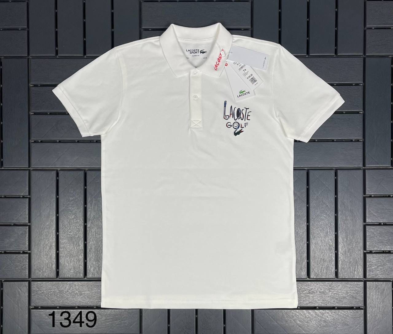 LACOSTE Polo Yaka Logo Detaylı Beyaz Erkek T-Shirt 1349