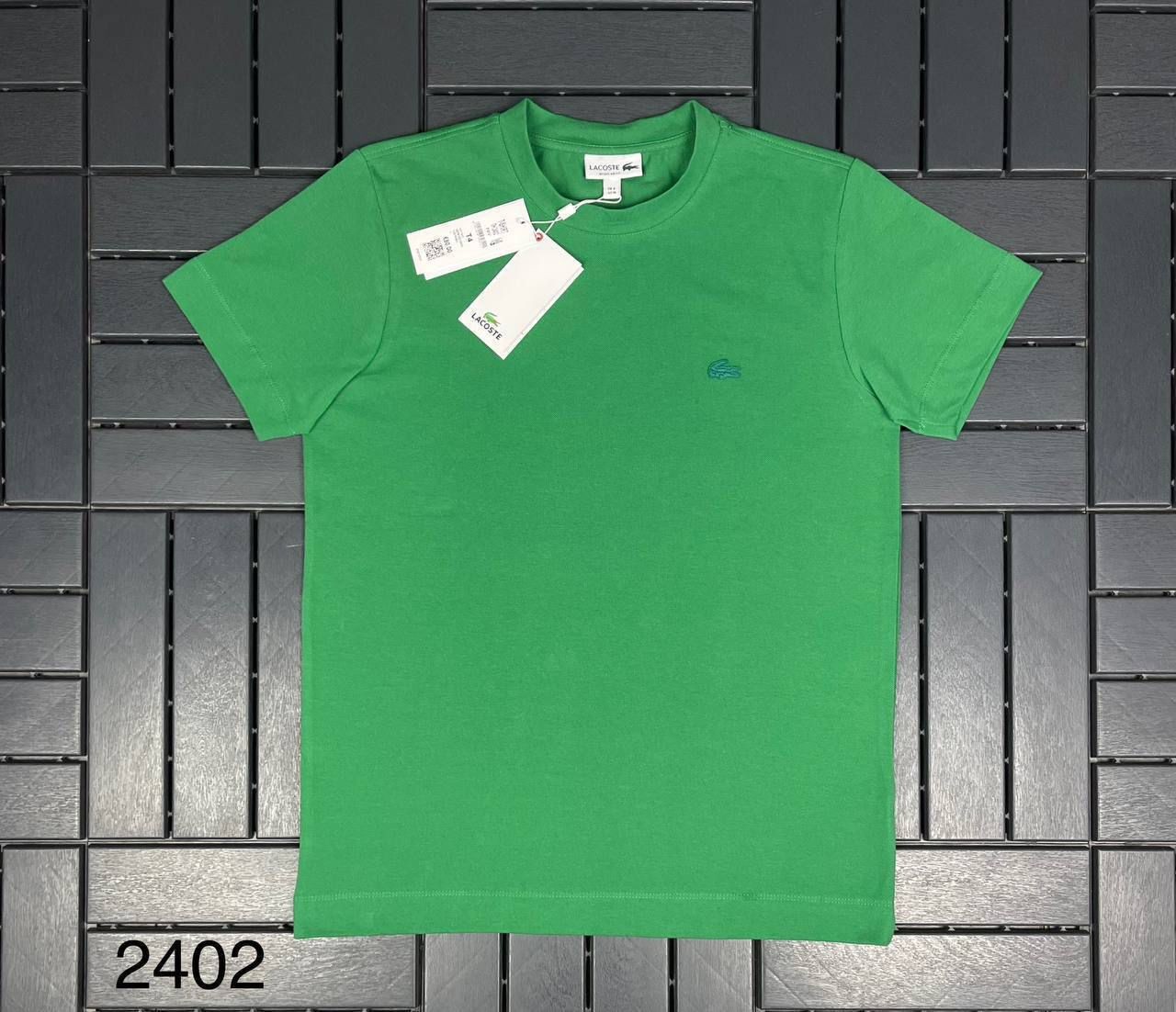 LACOSTE Pike Kumaş Yeşil Erkek T-Shirt 2402