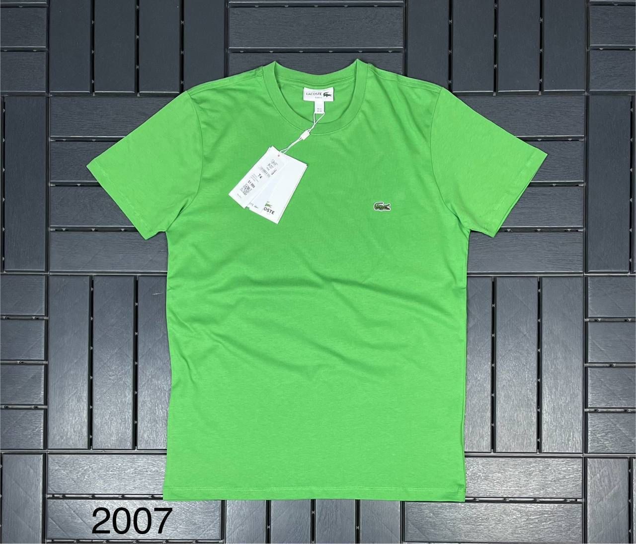 LACOSTE Logo Detaylı Yeşil Erkek T-Shirt 2007