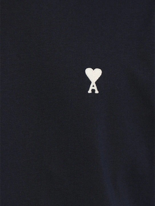 Ami Gri Logo Siyah Kadın T-shirt