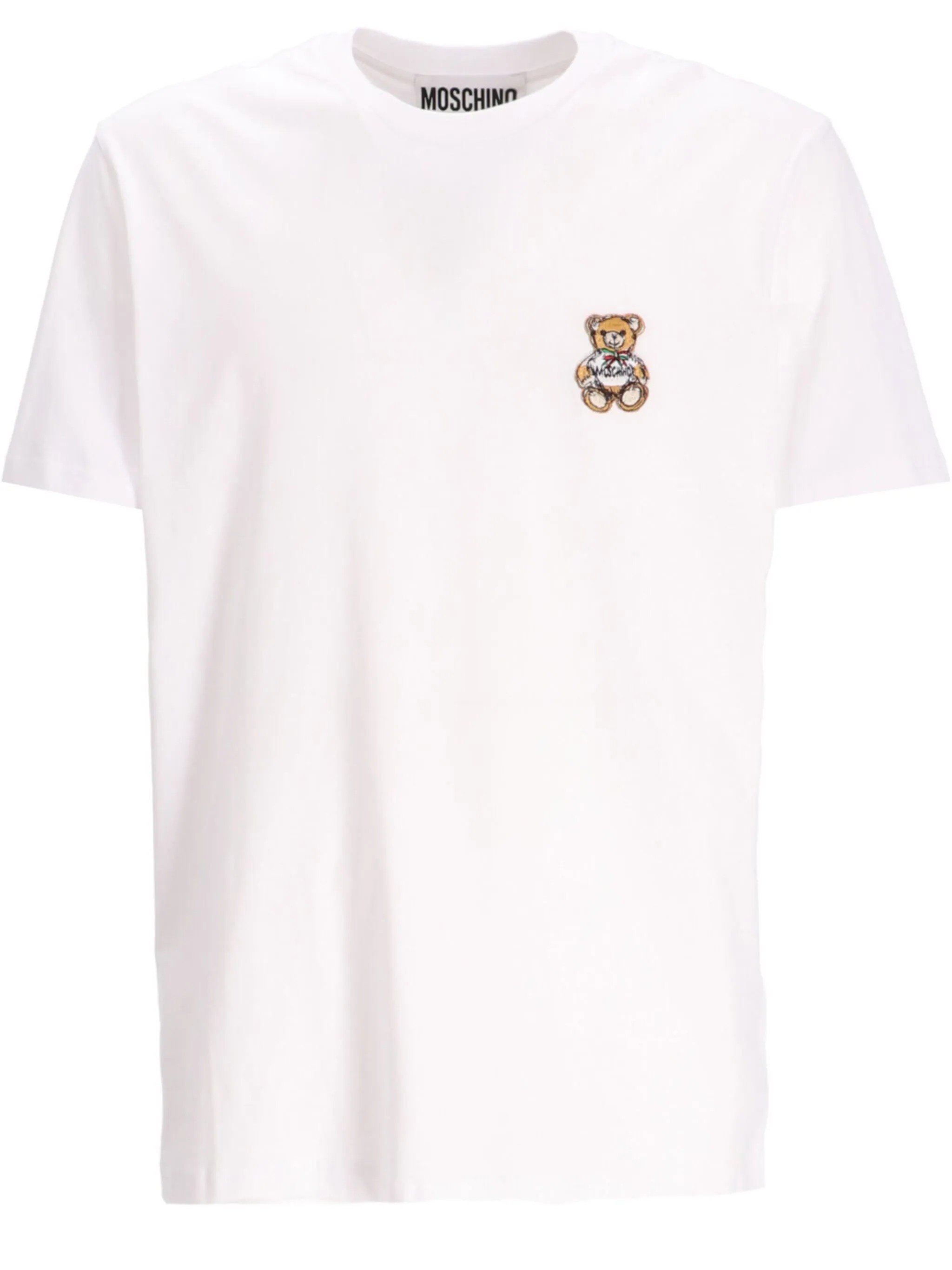 Moschino Ayıcık Nakış İşlemeli Kadın Beyaz T-shirt