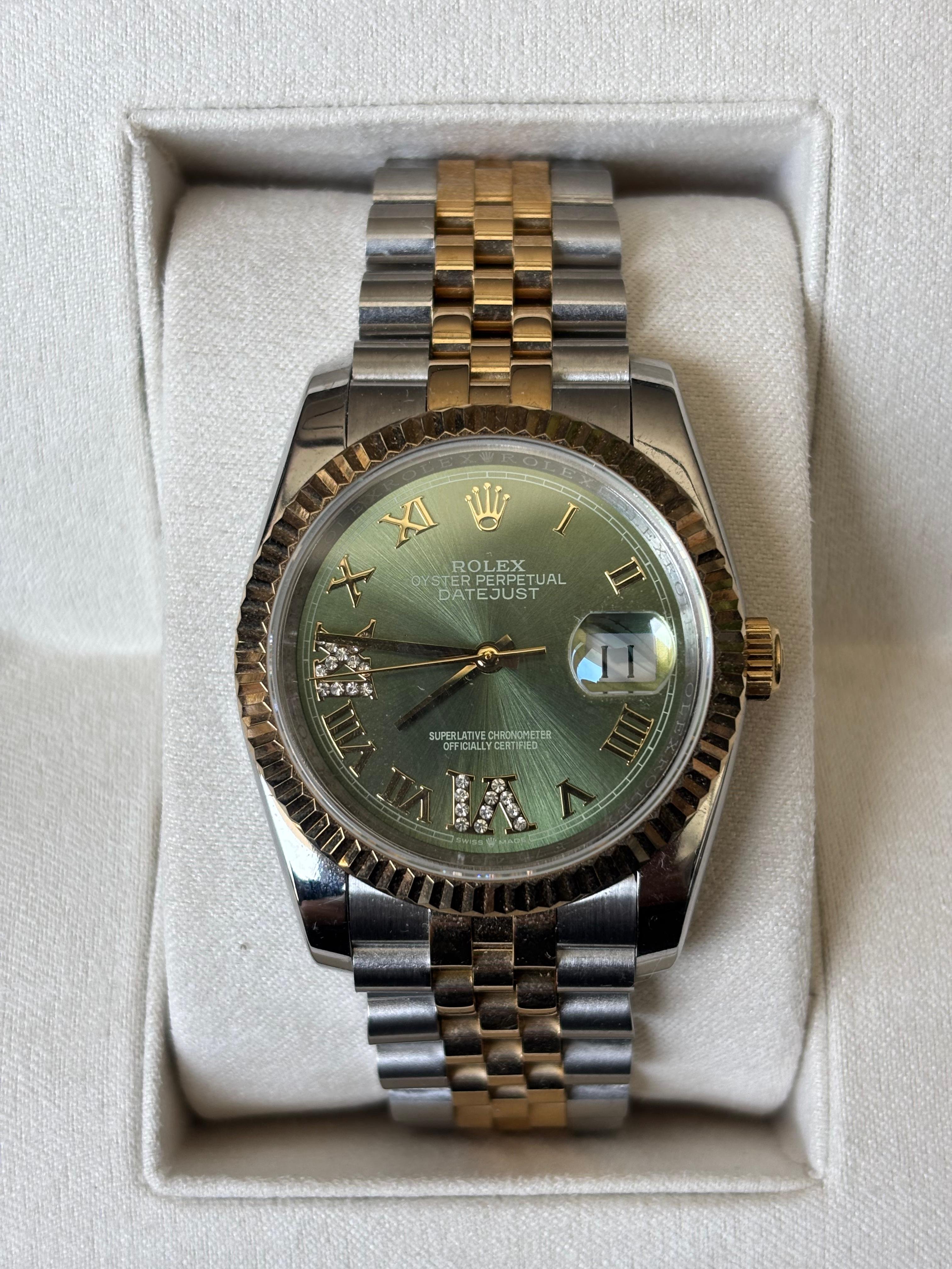 Rolex Oyster Perpetual Datejust Kadın Gold Silver Saat