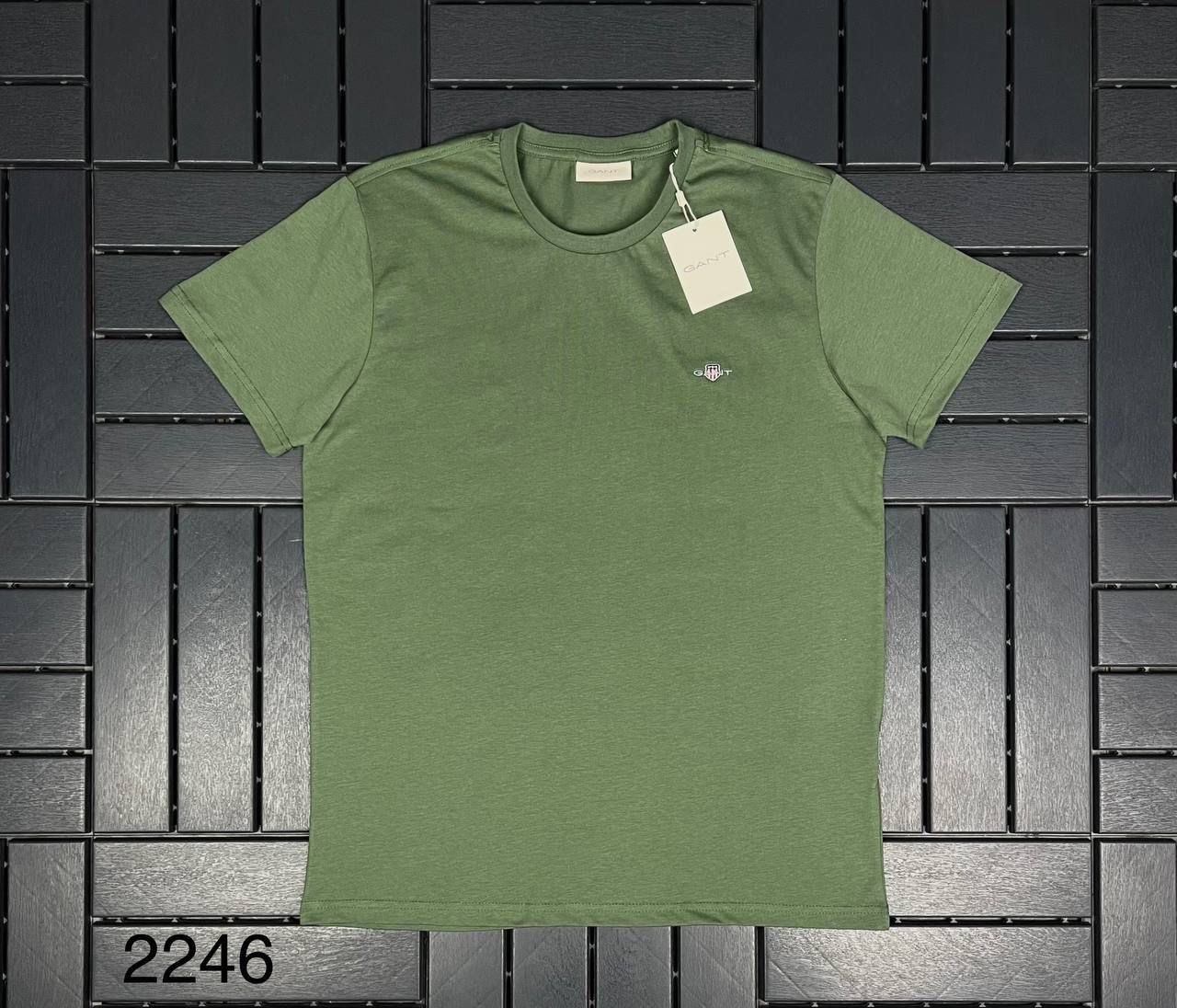 GANT Nakış Logo Detaylı Yeşil Erkek T-Shirt  2246