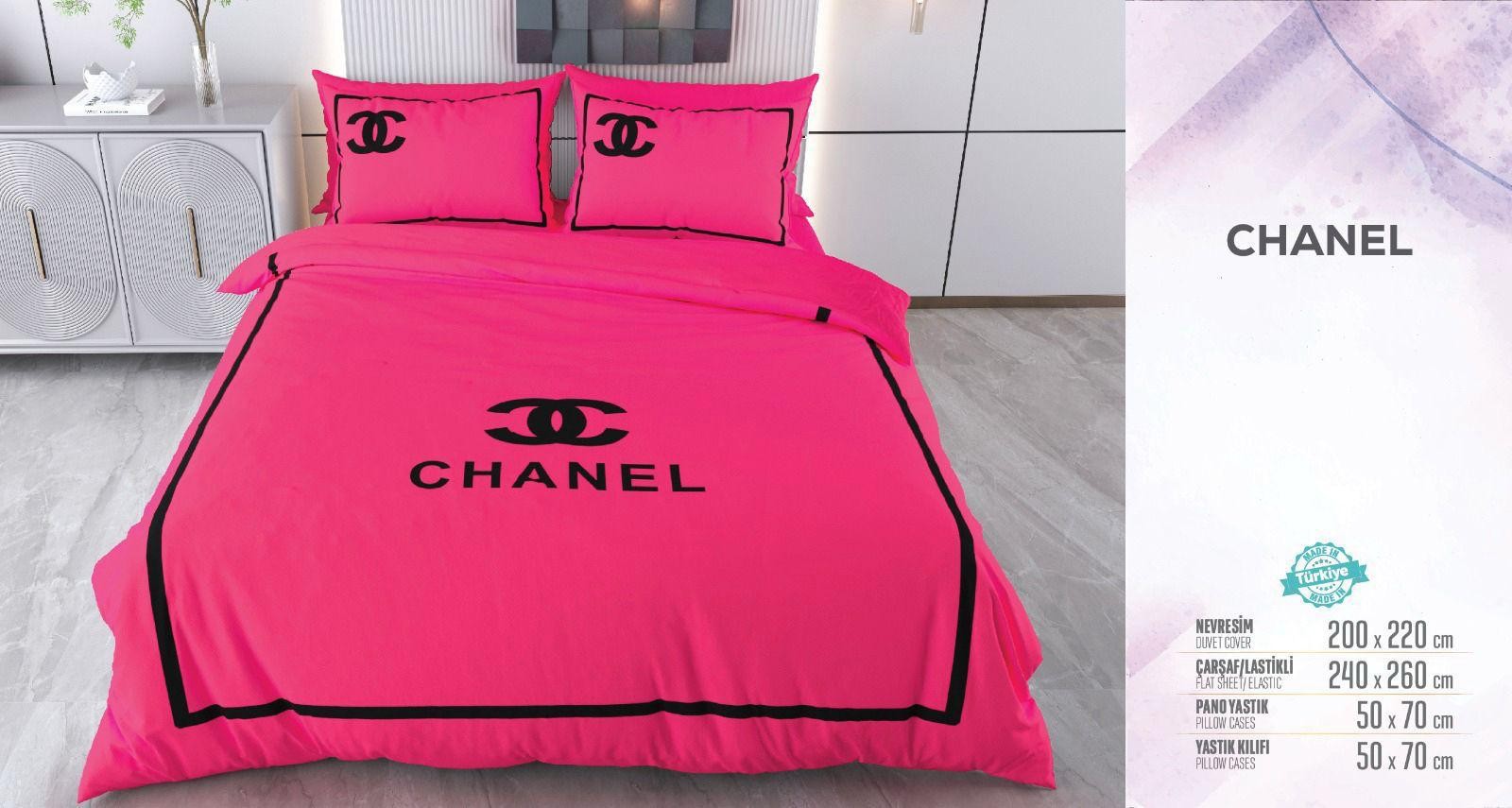 Chanel Çift Kişilik Nevresim Takımı 200x220
