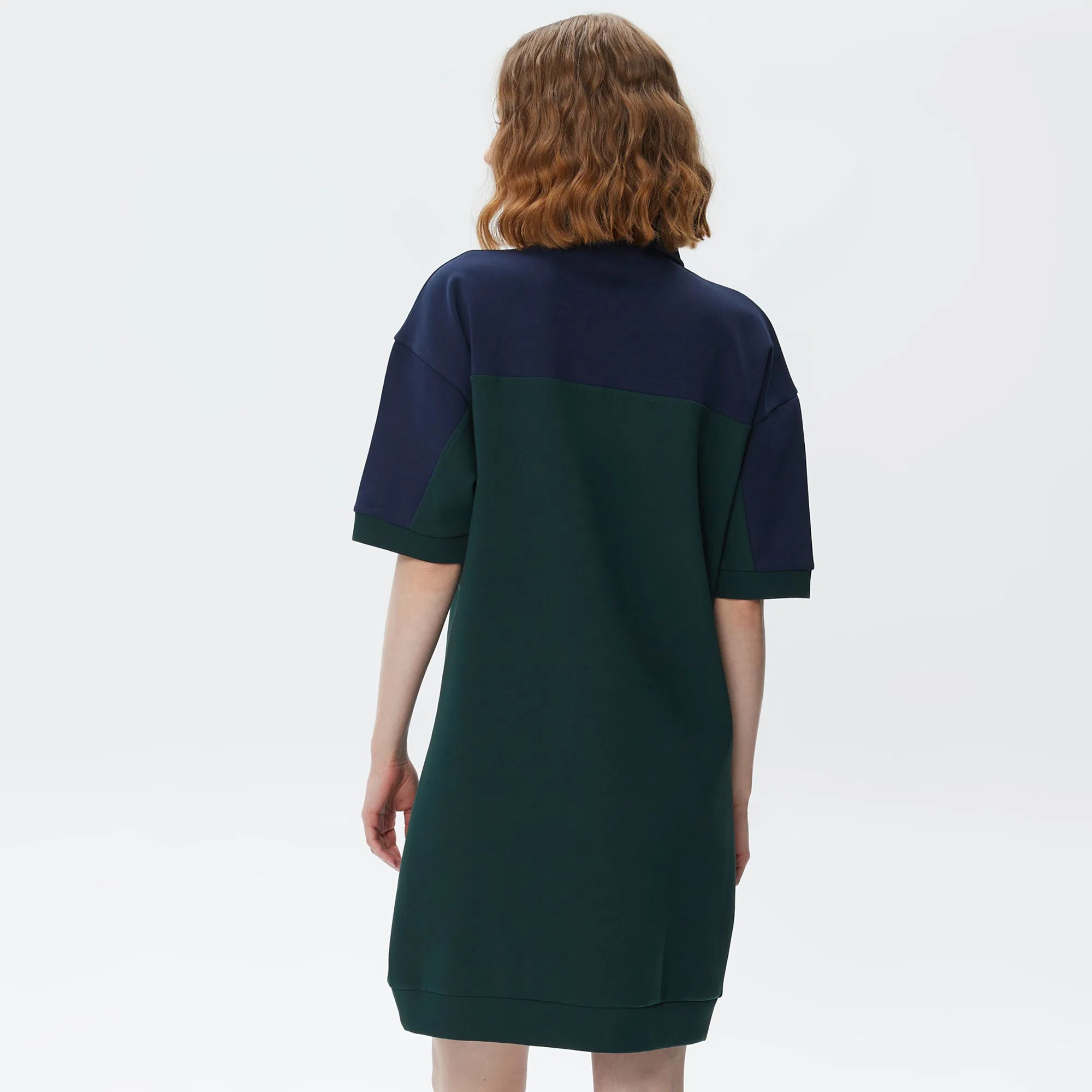 Lacoste Yeşil Lacivert Mini Elbise Kadın