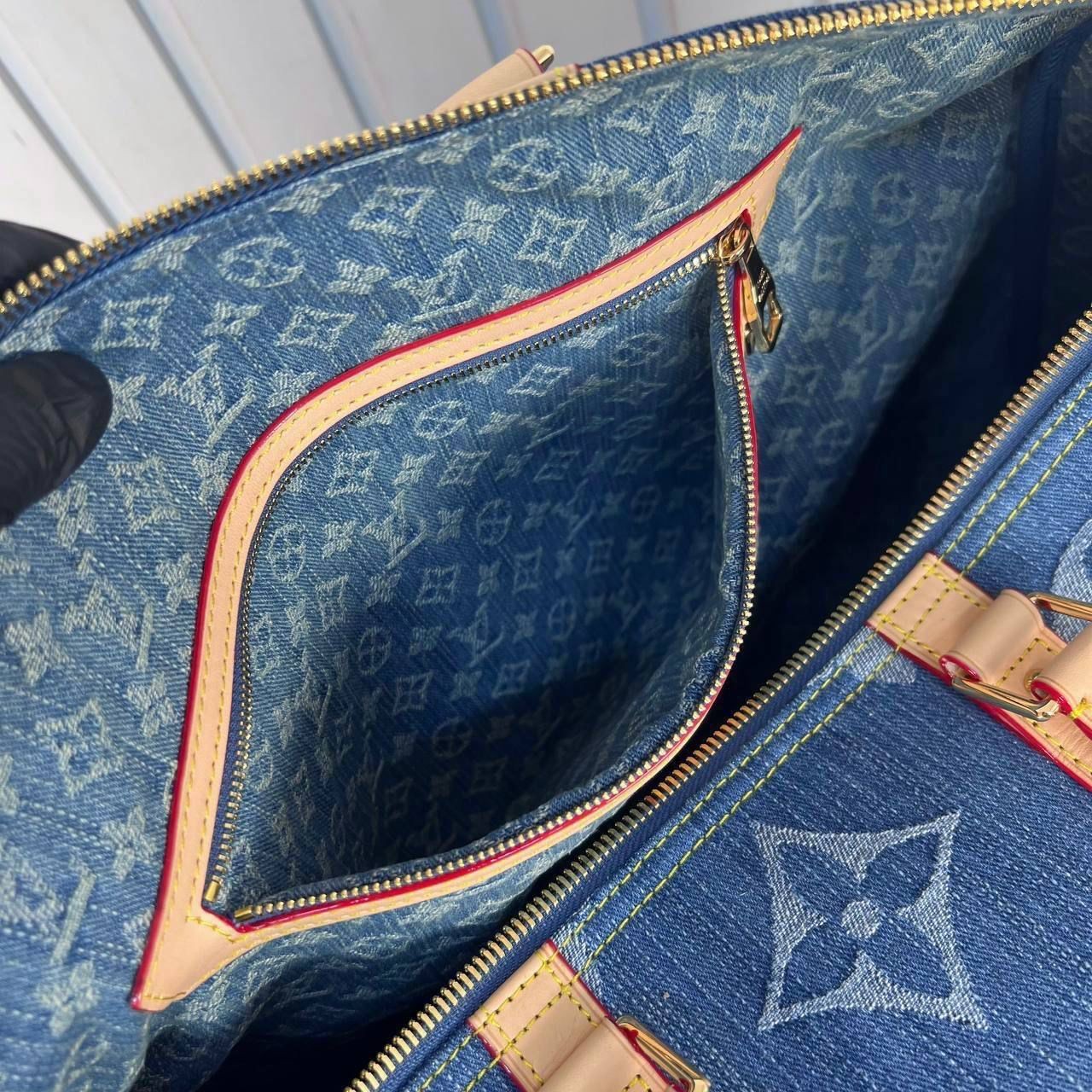 Louis Vuitton Keepall Denim 50 