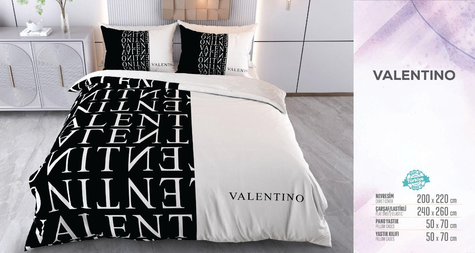 Valentino Çift Kişilik Nevresim Takımı 200x220