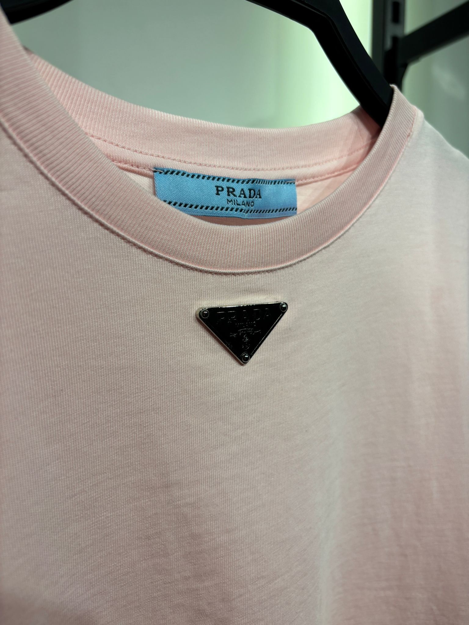 Prada Pembe Kadın T-shirt