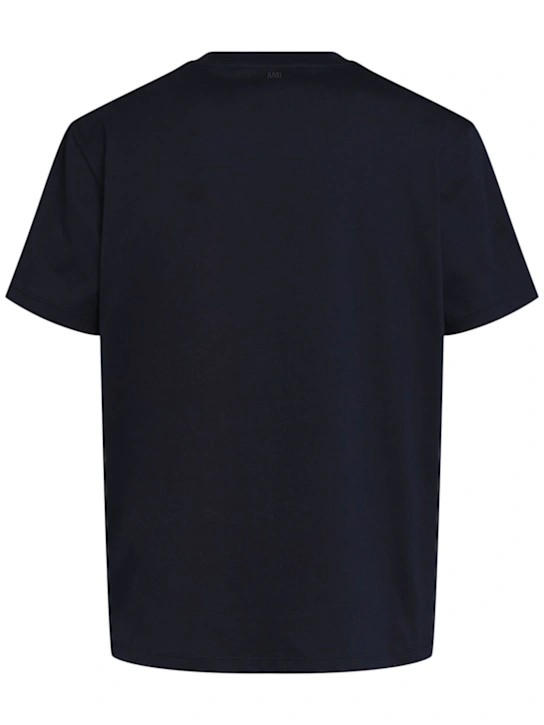 Ami Gri Logo Siyah Kadın T-shirt
