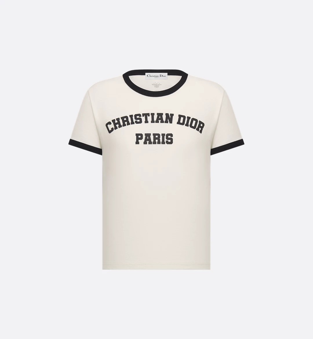 Dior Baskılı Kadın Beyaz T-shirt