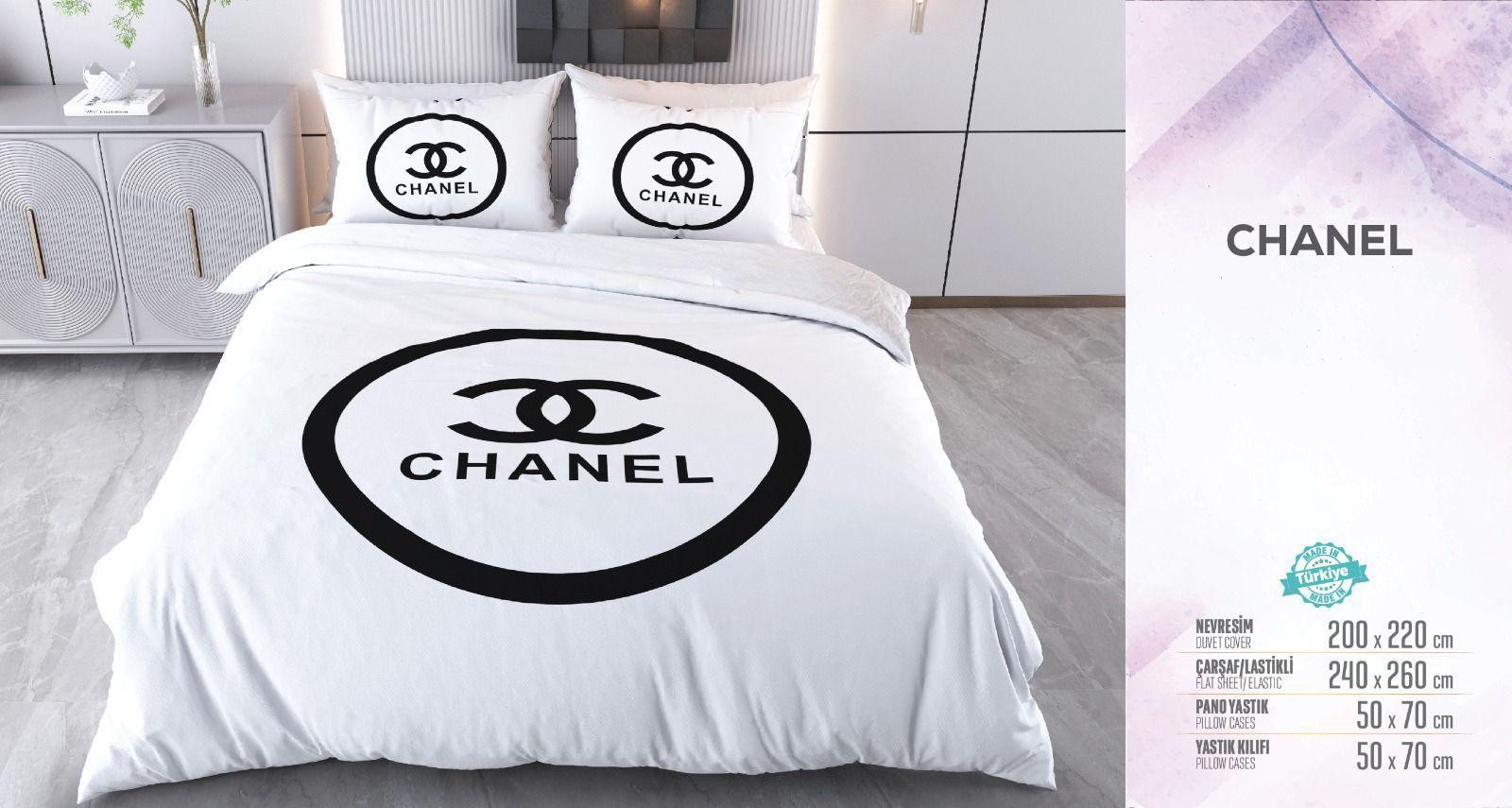 Chanel Çift Kişilik Nevresim Takımı 200x220