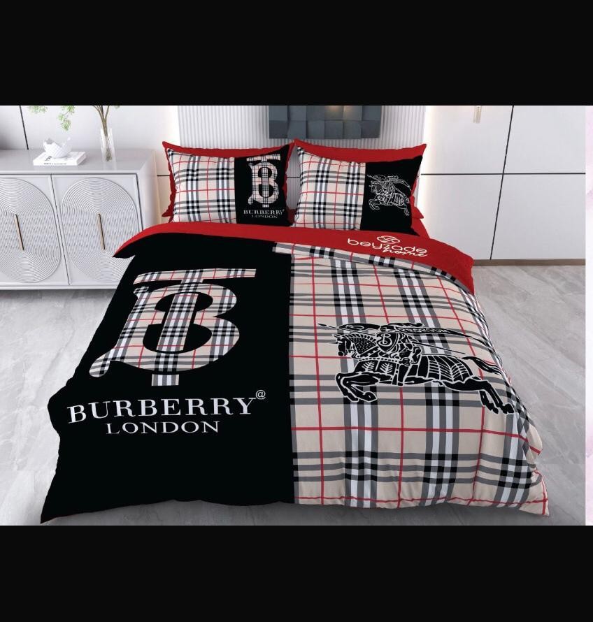 Burberry Çift Kişilik Nevresim Takımı 200x220