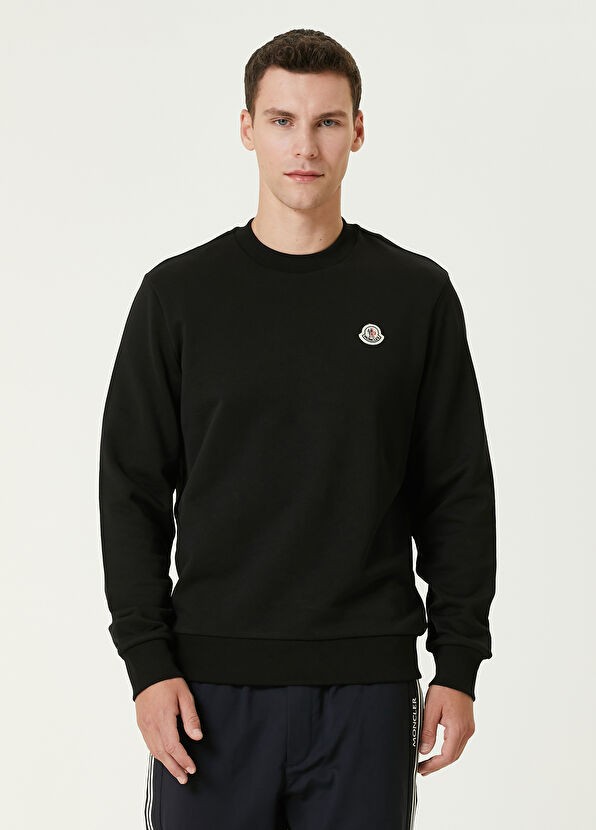 Moncler Erkek Sweatshirt Siyah