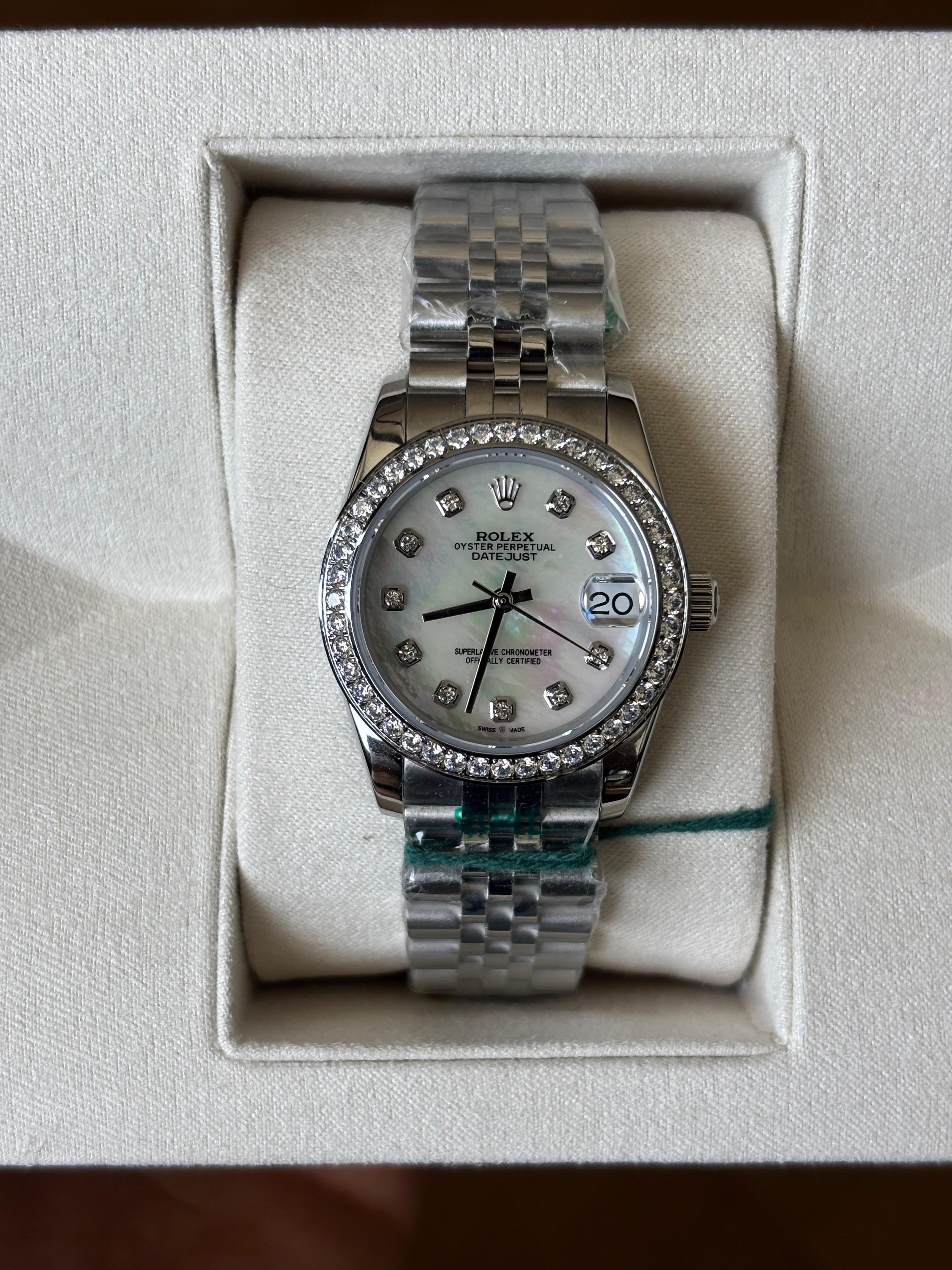 Rolex Oyster Perpetual Datejust Kadın Silver Saat