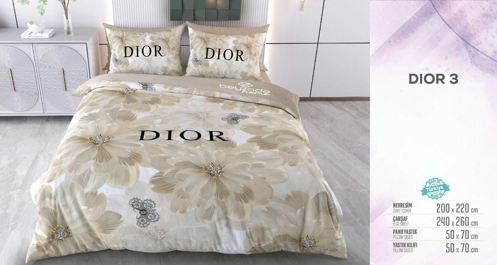 Dıor Çift Kişilik Nevresim Takımı 200x220