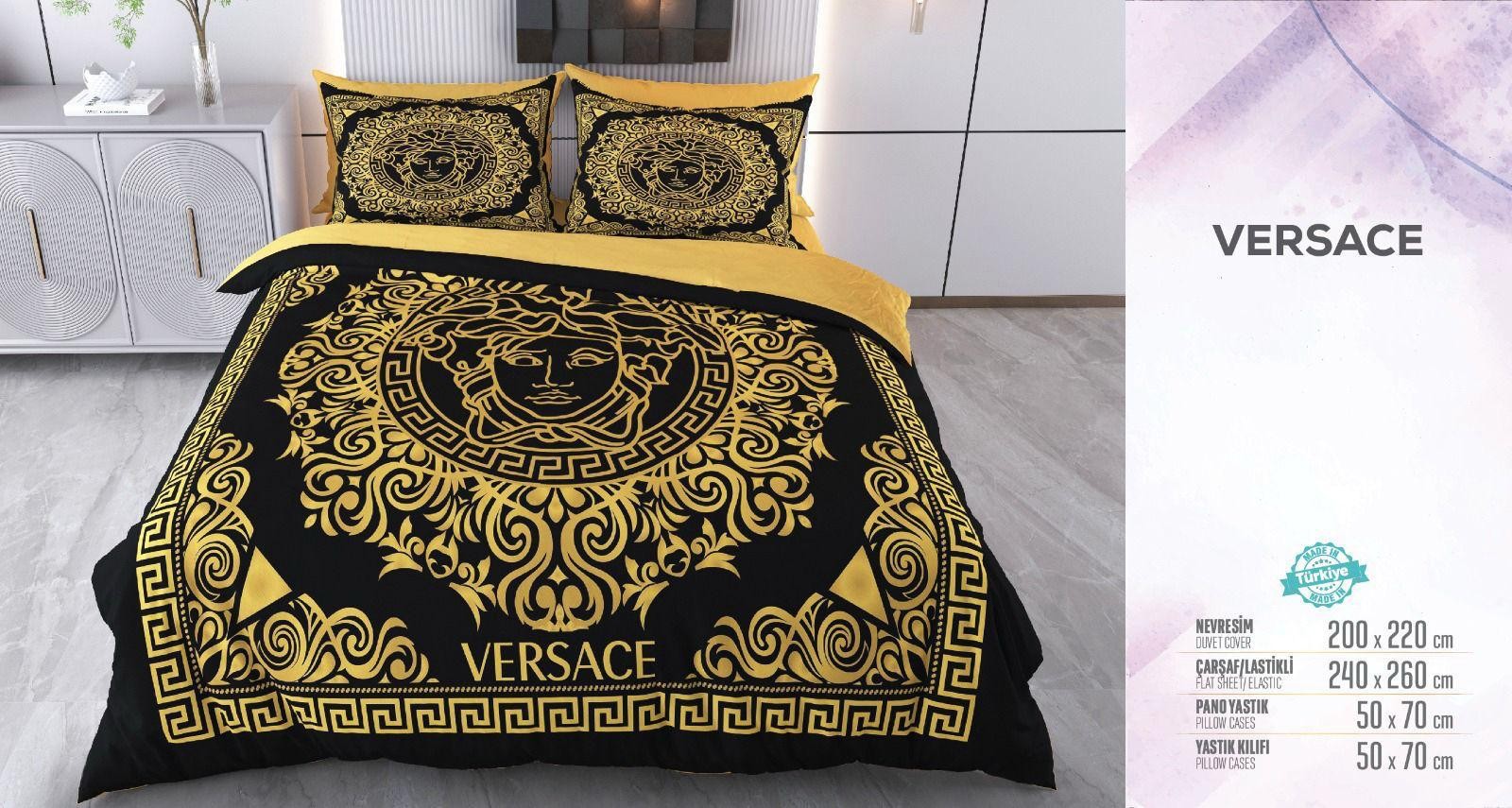 Versace Çift Kişilik Nevresim Takımı 200x220
