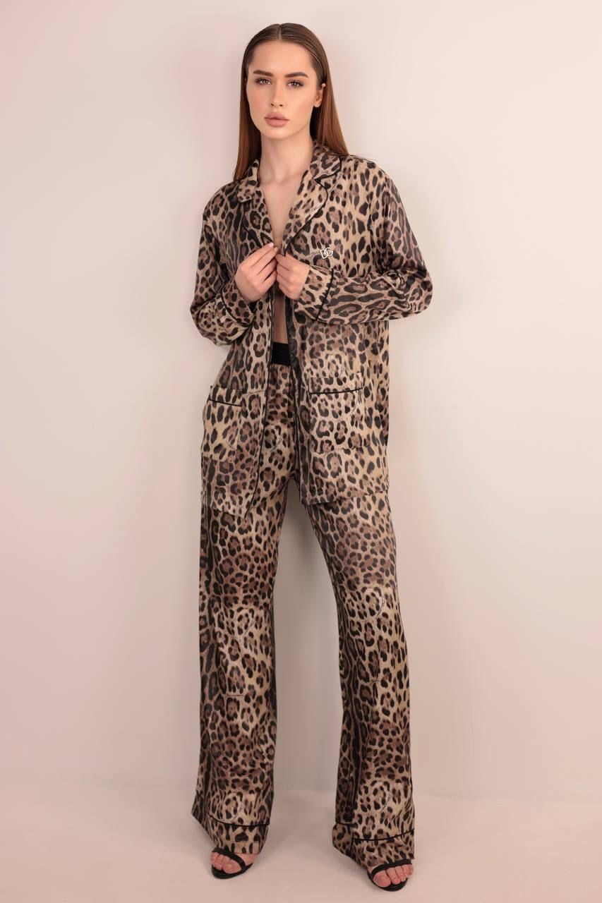DOLCE GABBANA Leopar Kadın Takım 10515-30419
