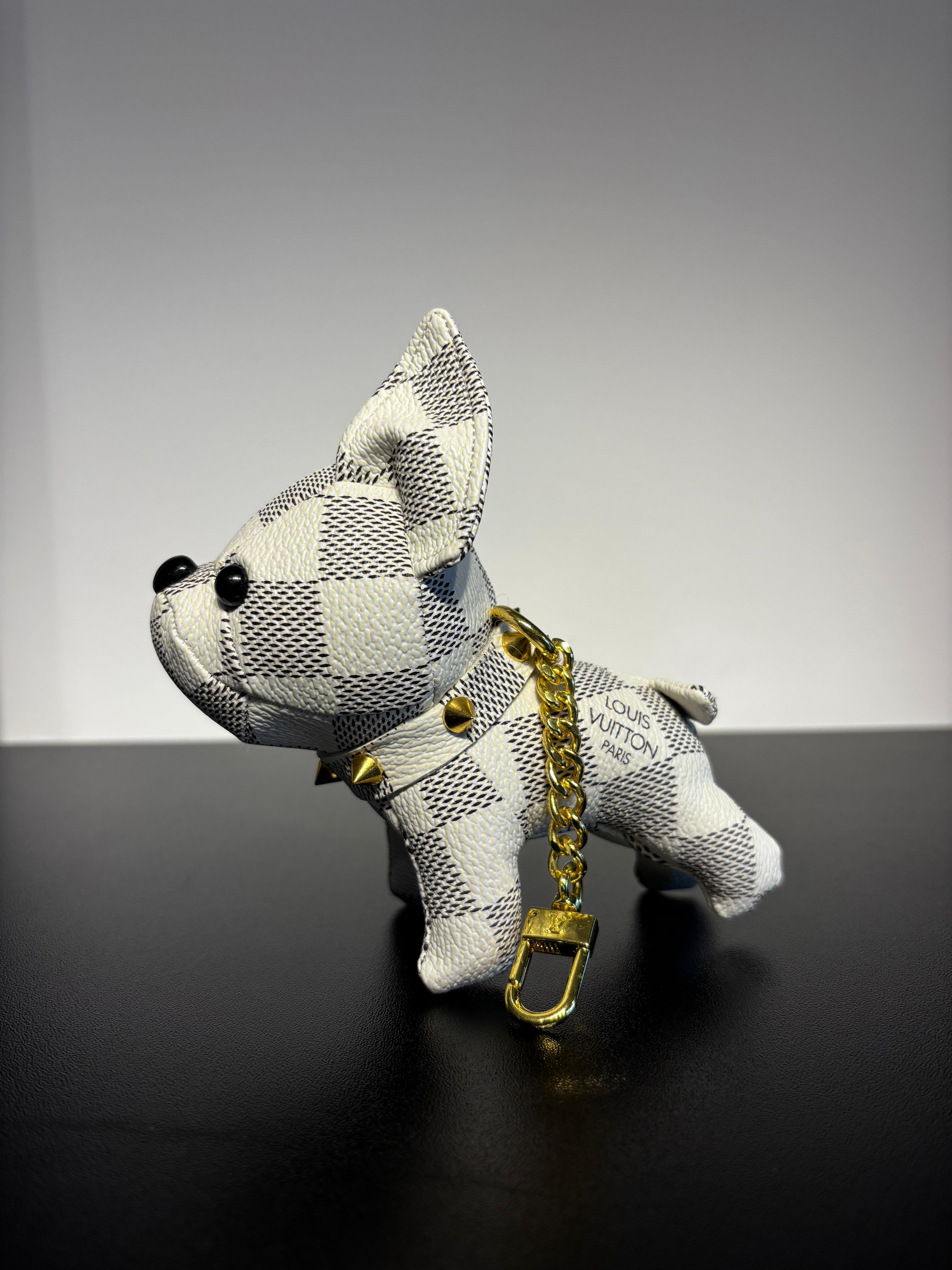 Louis Vuitton 12 cm Beyaz Anahtarlık