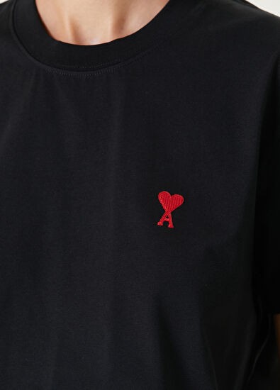 Ami Siyah Kadın T-shirt BES02