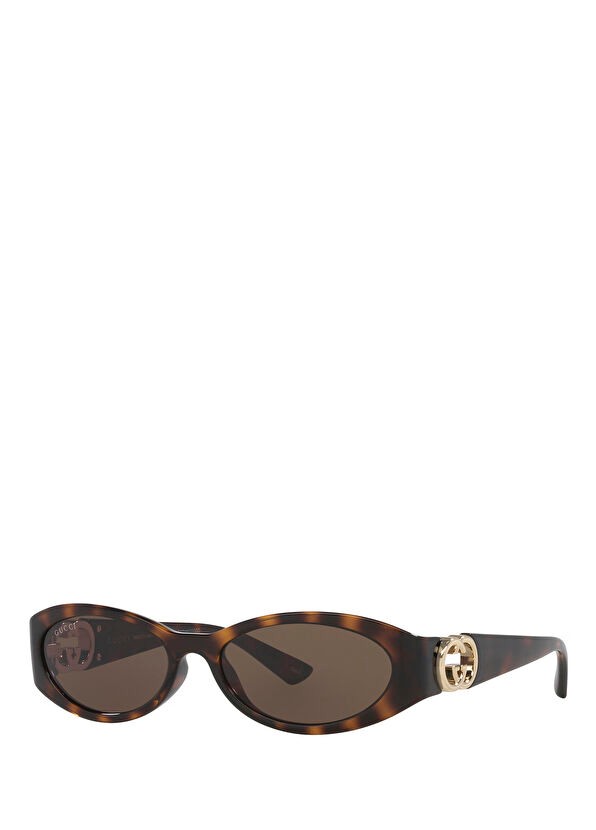 Gucci Leopar Desenli Kadın Güneş Gözlüğü