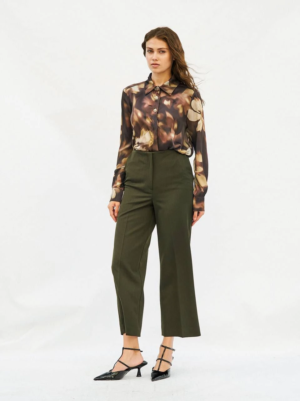 Berhani Fleto Cepli Haki Kadın Pantolon 031559