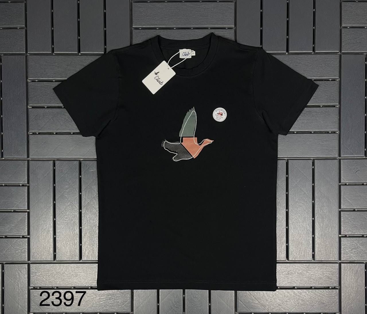 BEYMEN Baskı Detaylı Siyah Erkek T-Shirt 2397