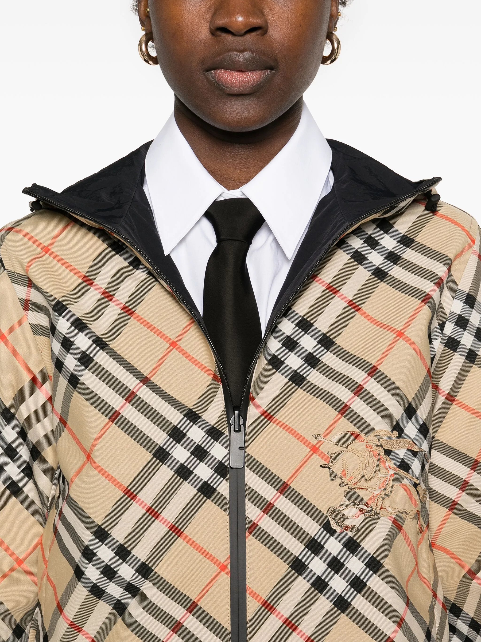 Burberry Kadın Çift Taraflı Mevsimlik Mont