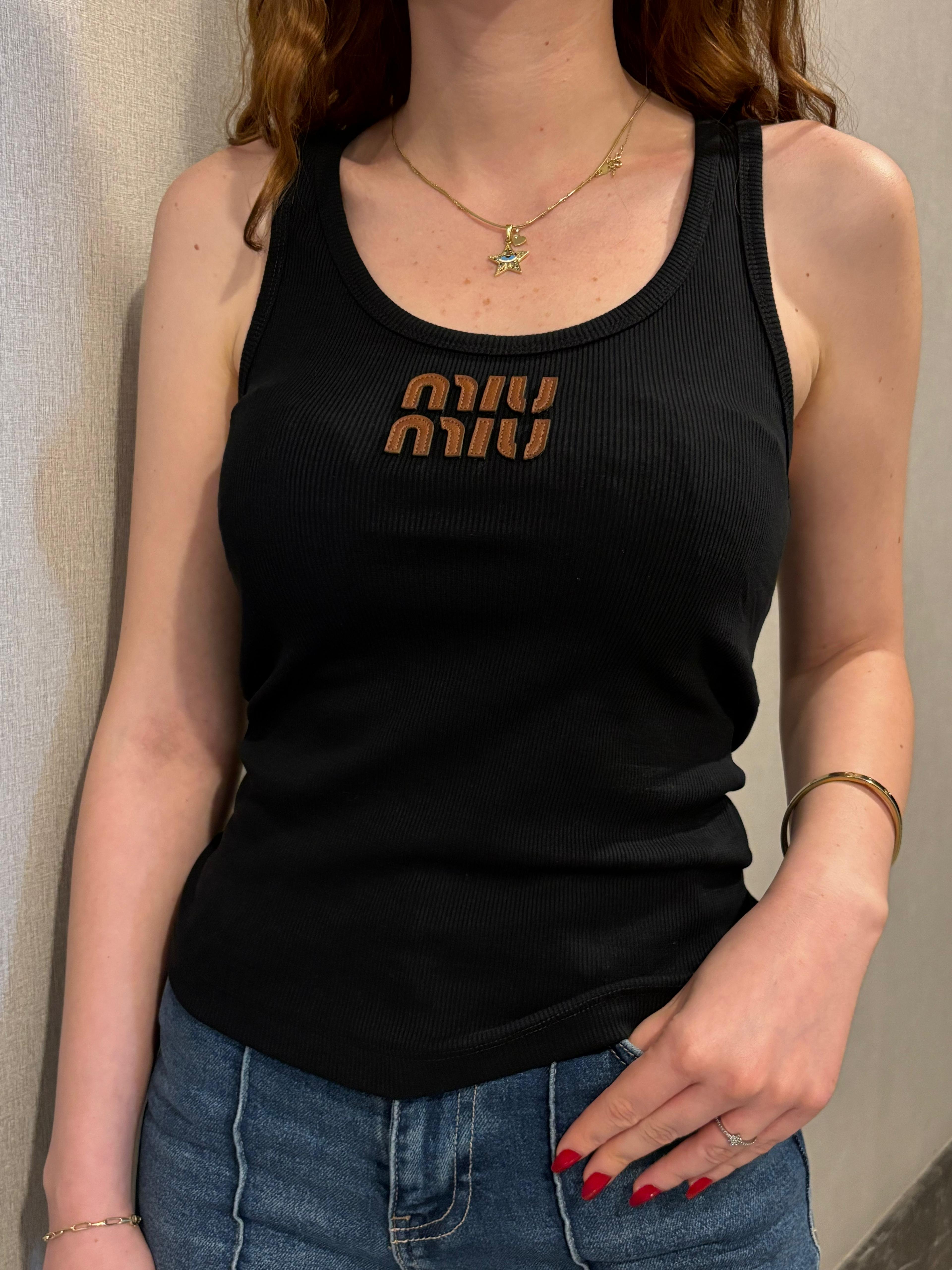 Miu Miu Fitilli Siyah Kadın Atlet 53006